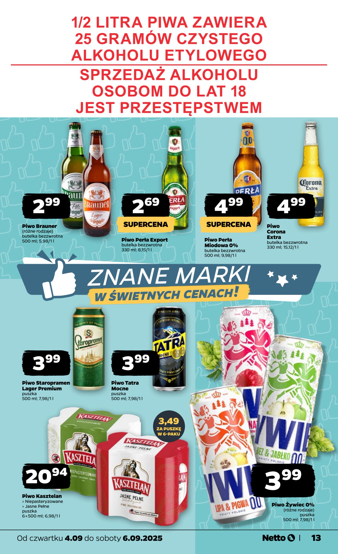netto - Gazetka Netto - ważna od 04.09. do 06.09. - page: 13