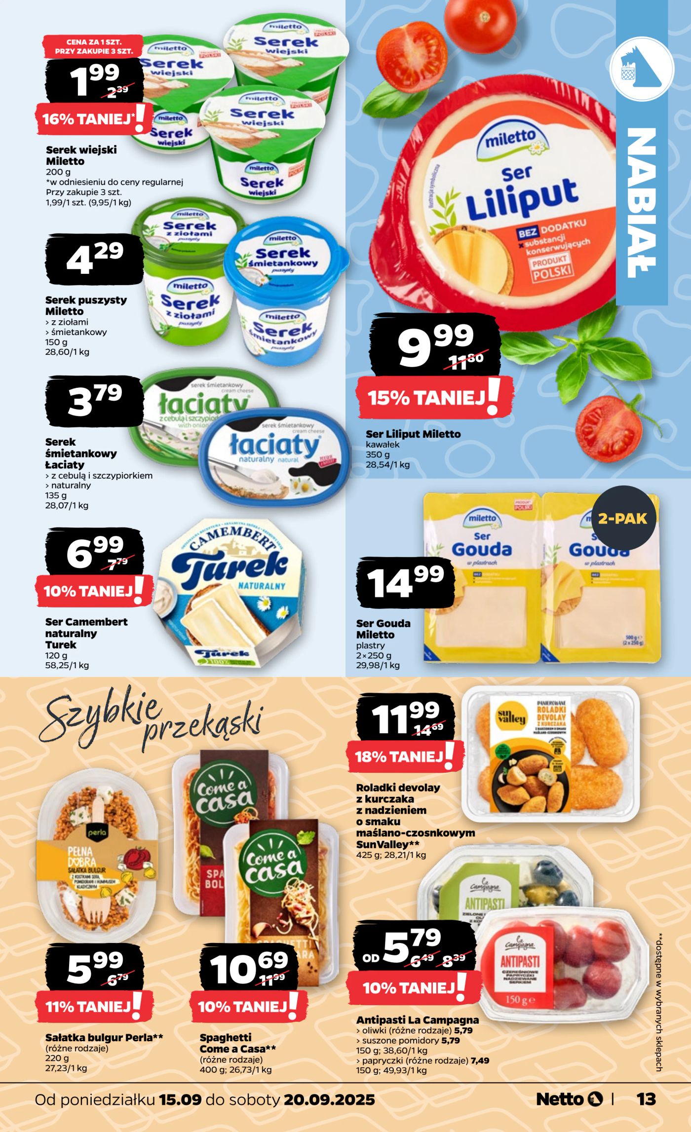netto - Gazetka Netto - Food - ważna od 15.09. do 20.09. - page: 13
