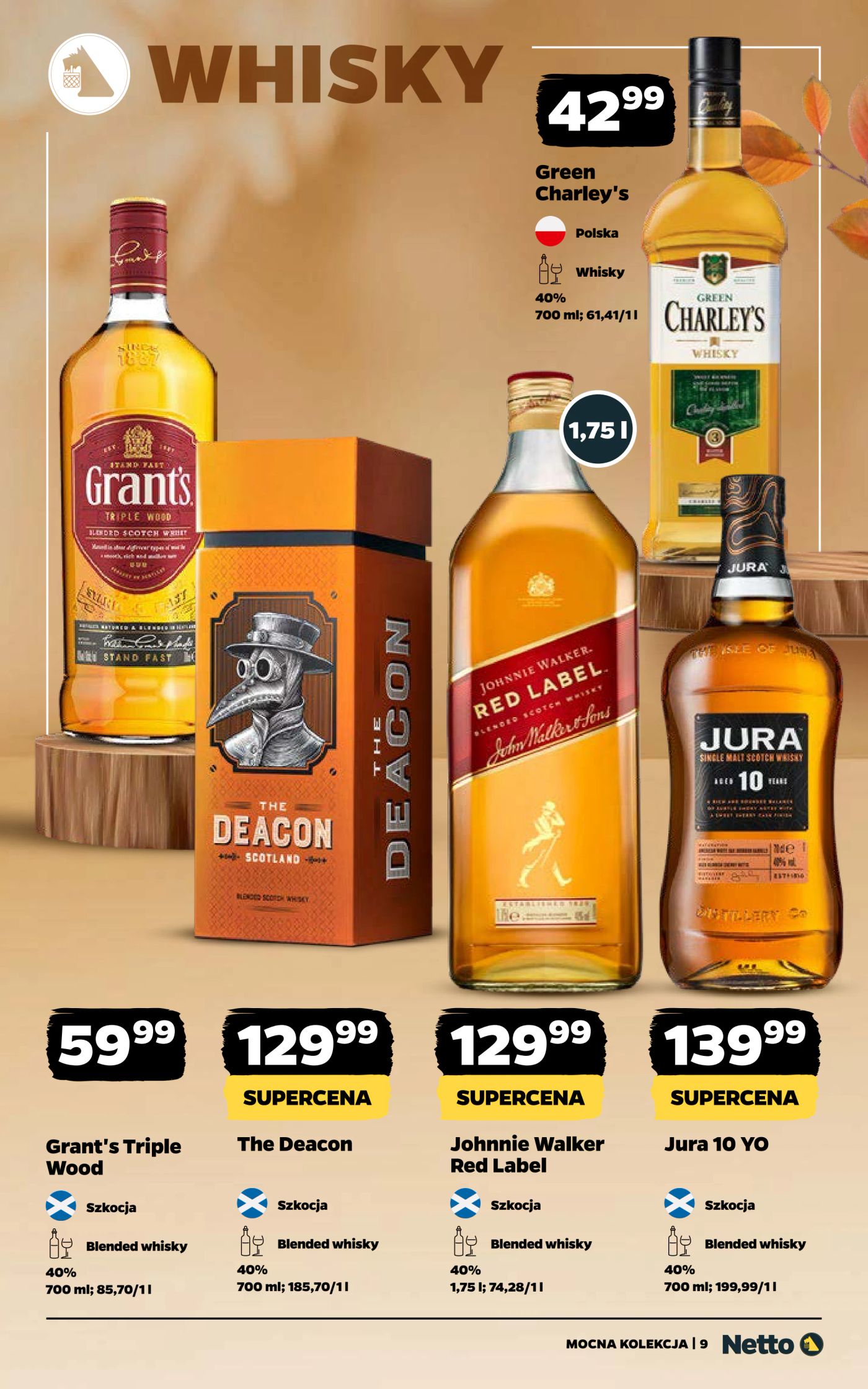 netto - Gazetka Netto - Alkohole mocne - ważna od 15.09. do 28.09. - page: 9