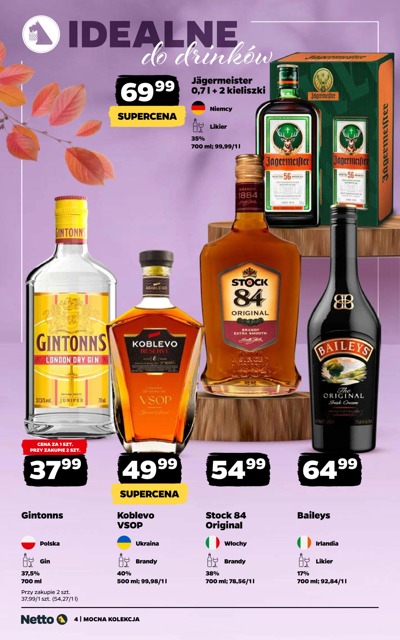 netto - Gazetka Netto - Alkohole mocne - ważna od 15.09. do 28.09. - page: 4