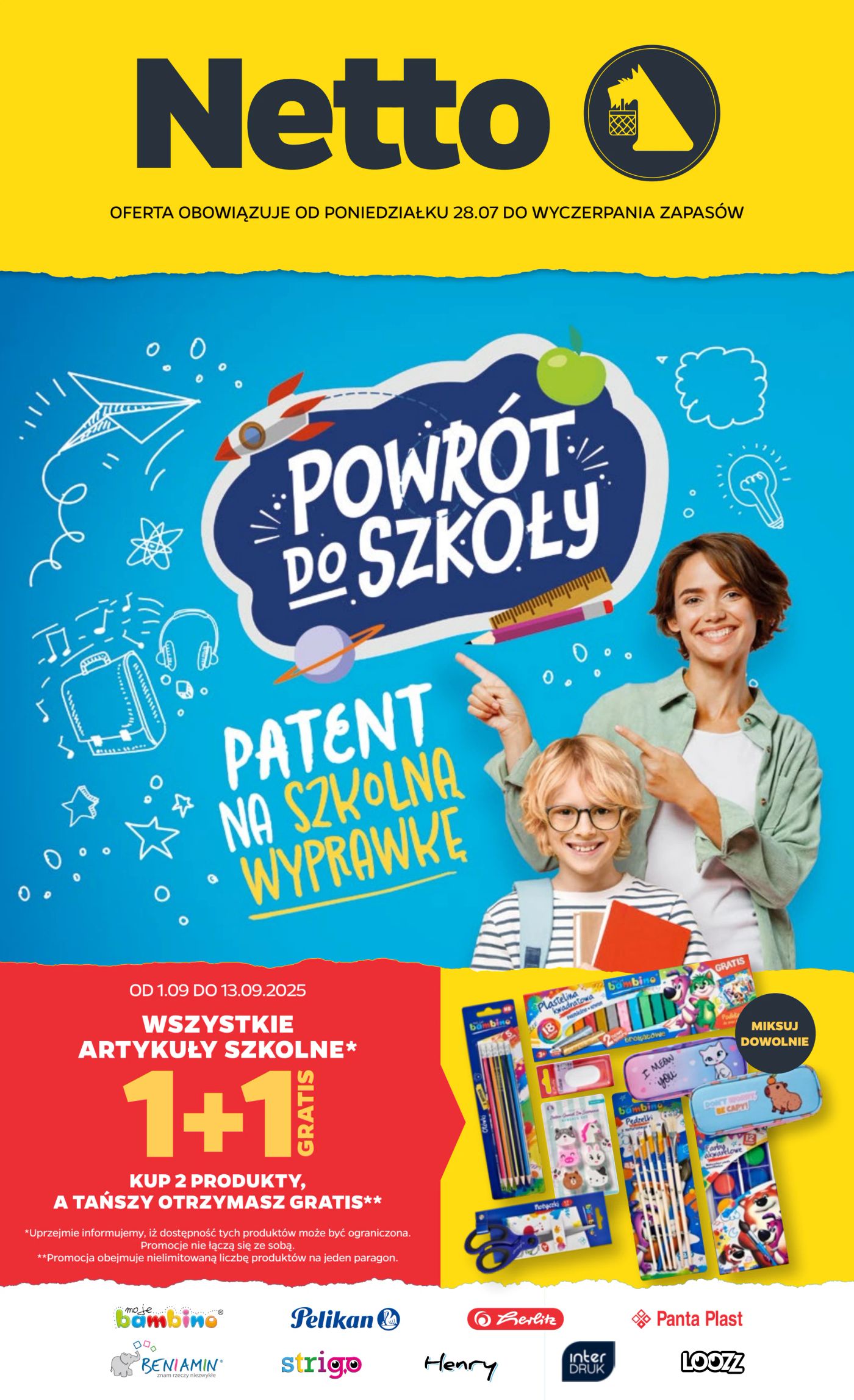 netto - Gazetka Netto - Back to School - ważna od 27.07. do 13.09.