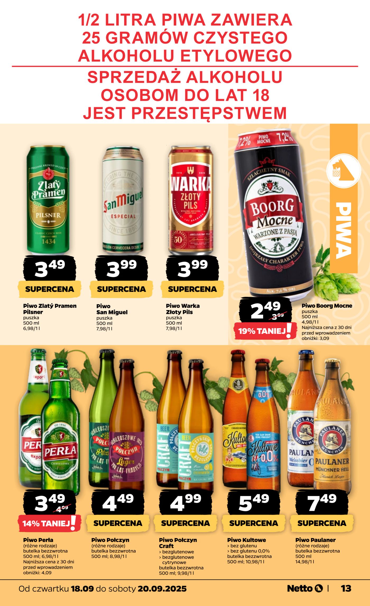 netto - Gazetka Netto - ważna od 18.09. do 20.09. - page: 13