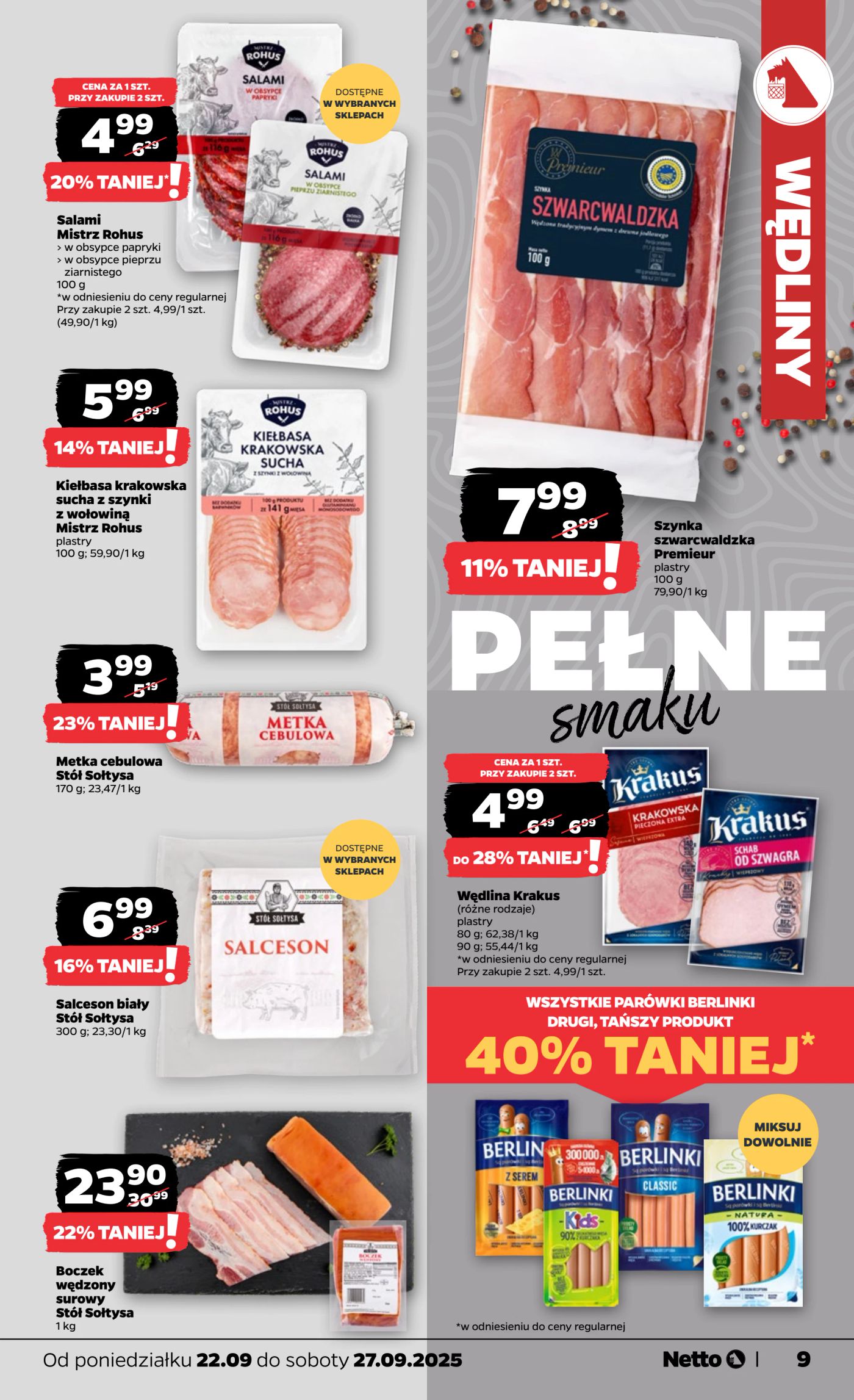 netto - Gazetka Netto - ważna od 22.09. do 27.09. - page: 9