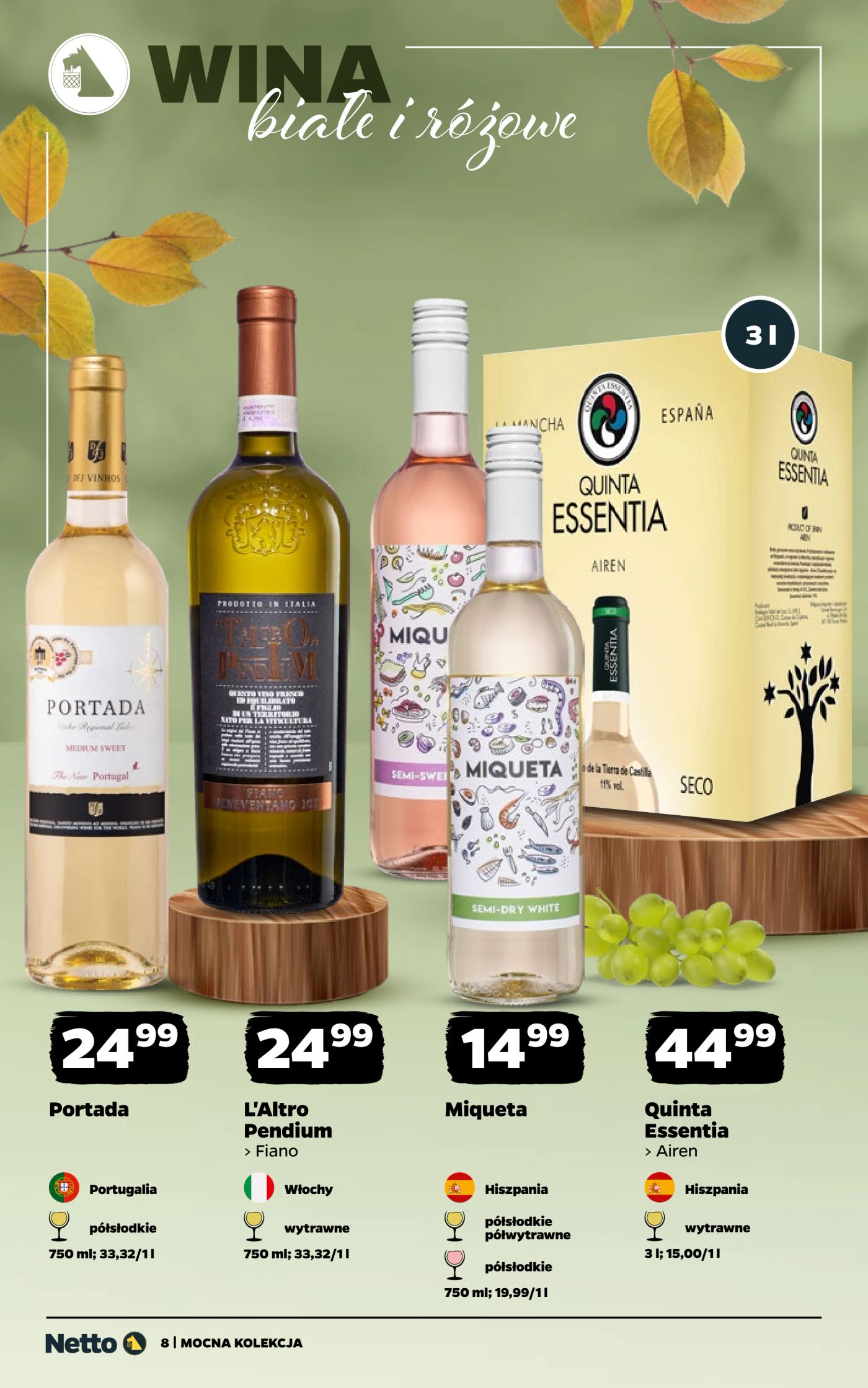 netto - Gazetka Netto - Wina - ważna od 29.09. do 11.10. - page: 8