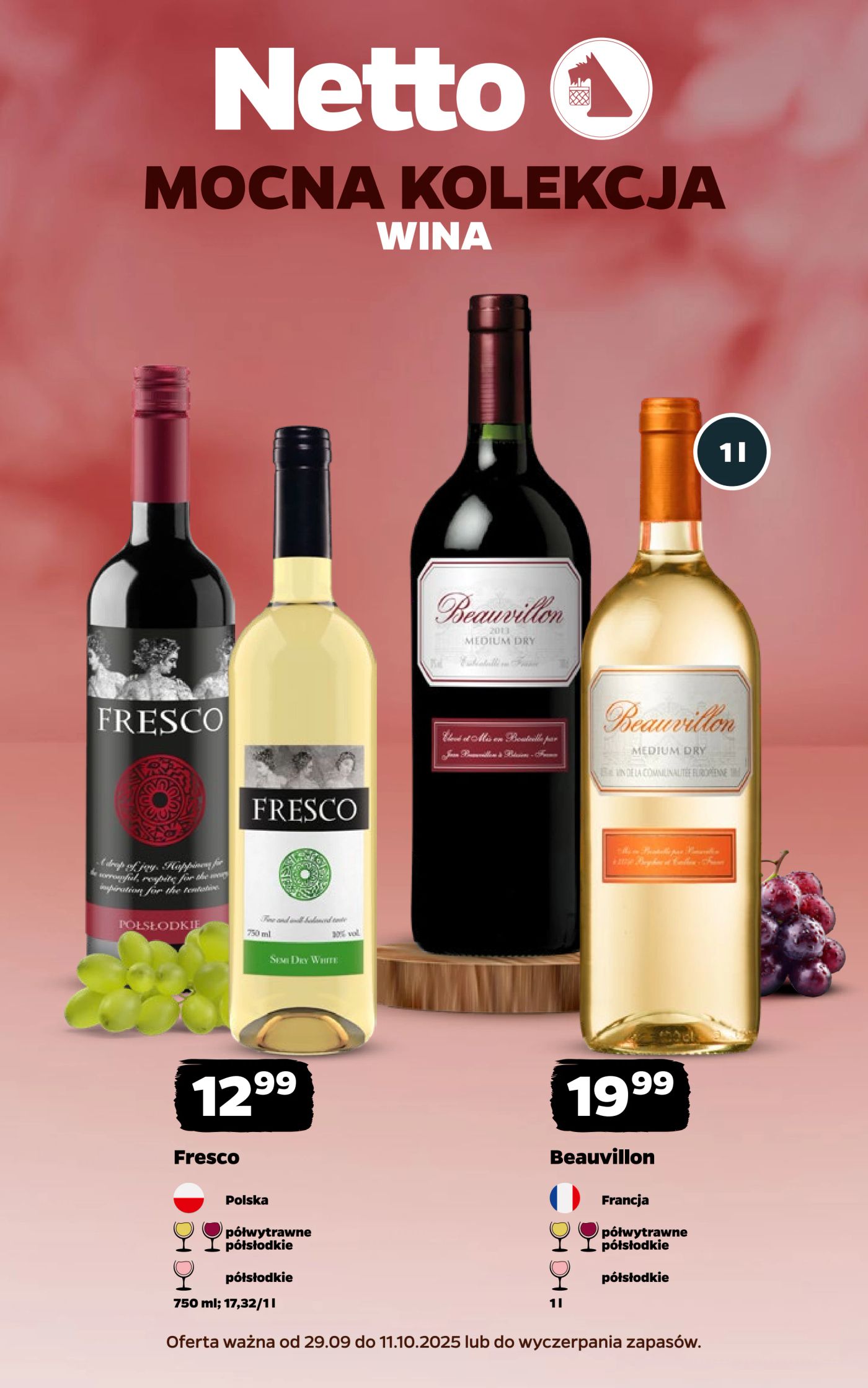 netto - Gazetka Netto - Wina - ważna od 29.09. do 11.10.