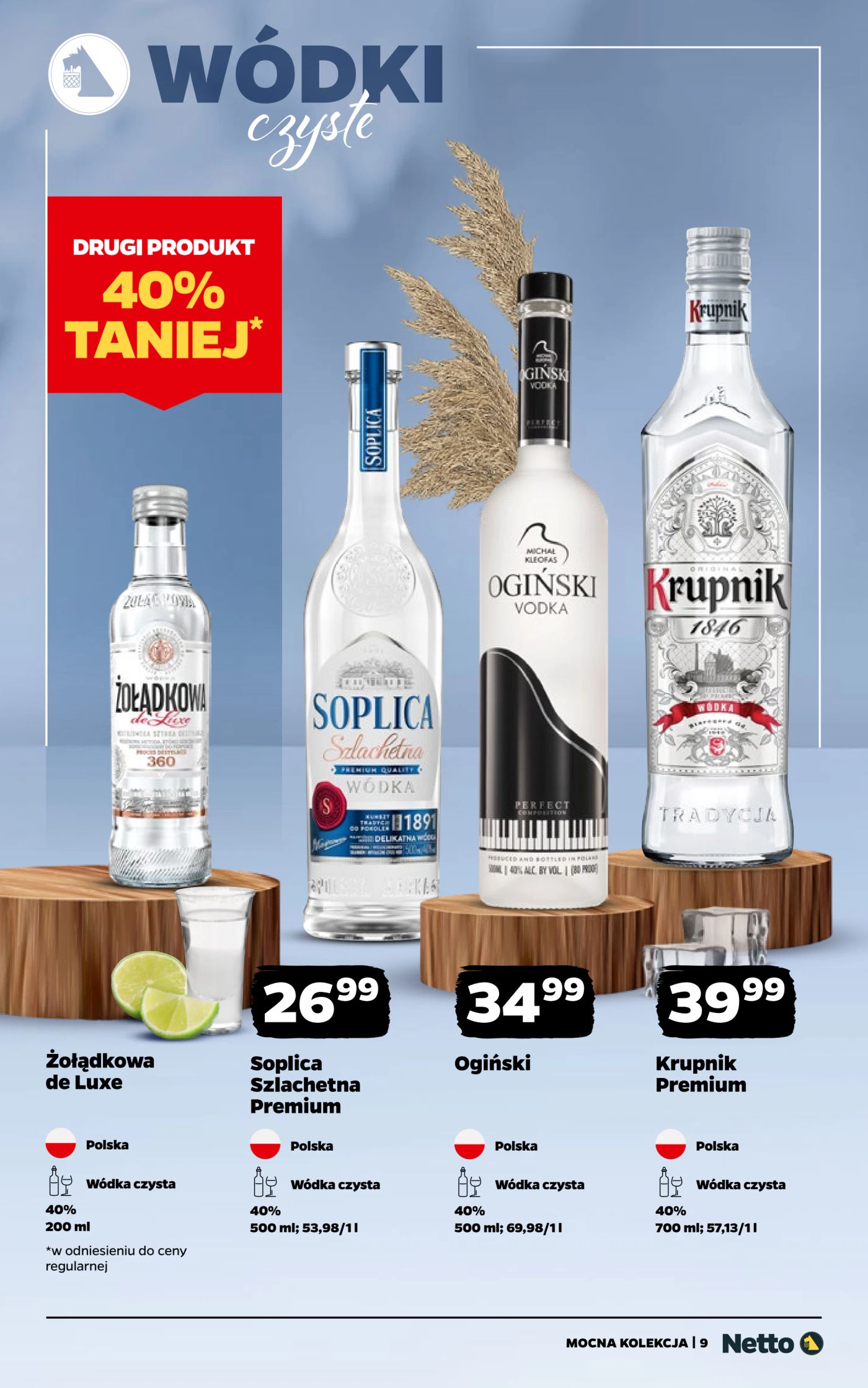 netto - Gazetka Netto - Alkohole mocne - ważna od 29.09. do 11.10. - page: 9