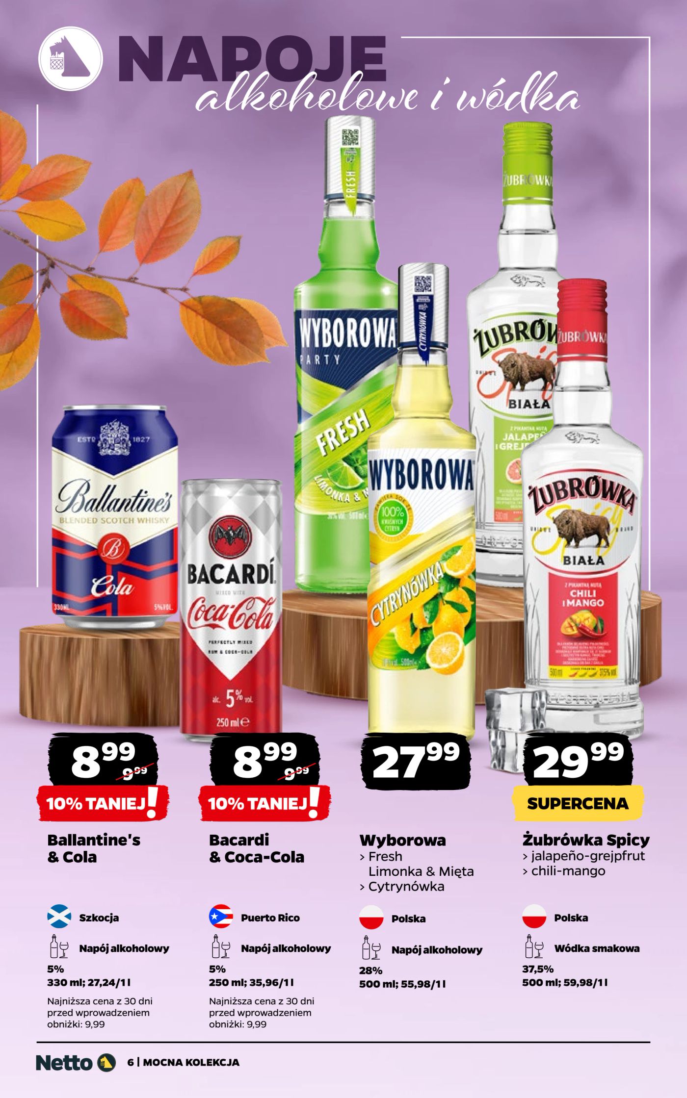 netto - Gazetka Netto - Alkohole mocne - ważna od 29.09. do 11.10. - page: 6