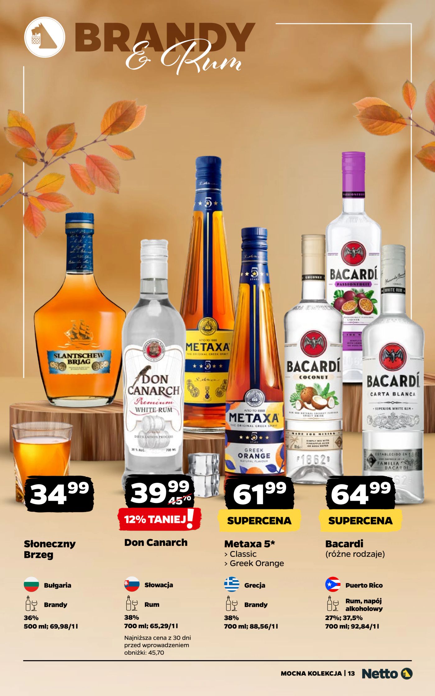 netto - Gazetka Netto - Alkohole mocne - ważna od 29.09. do 11.10. - page: 13
