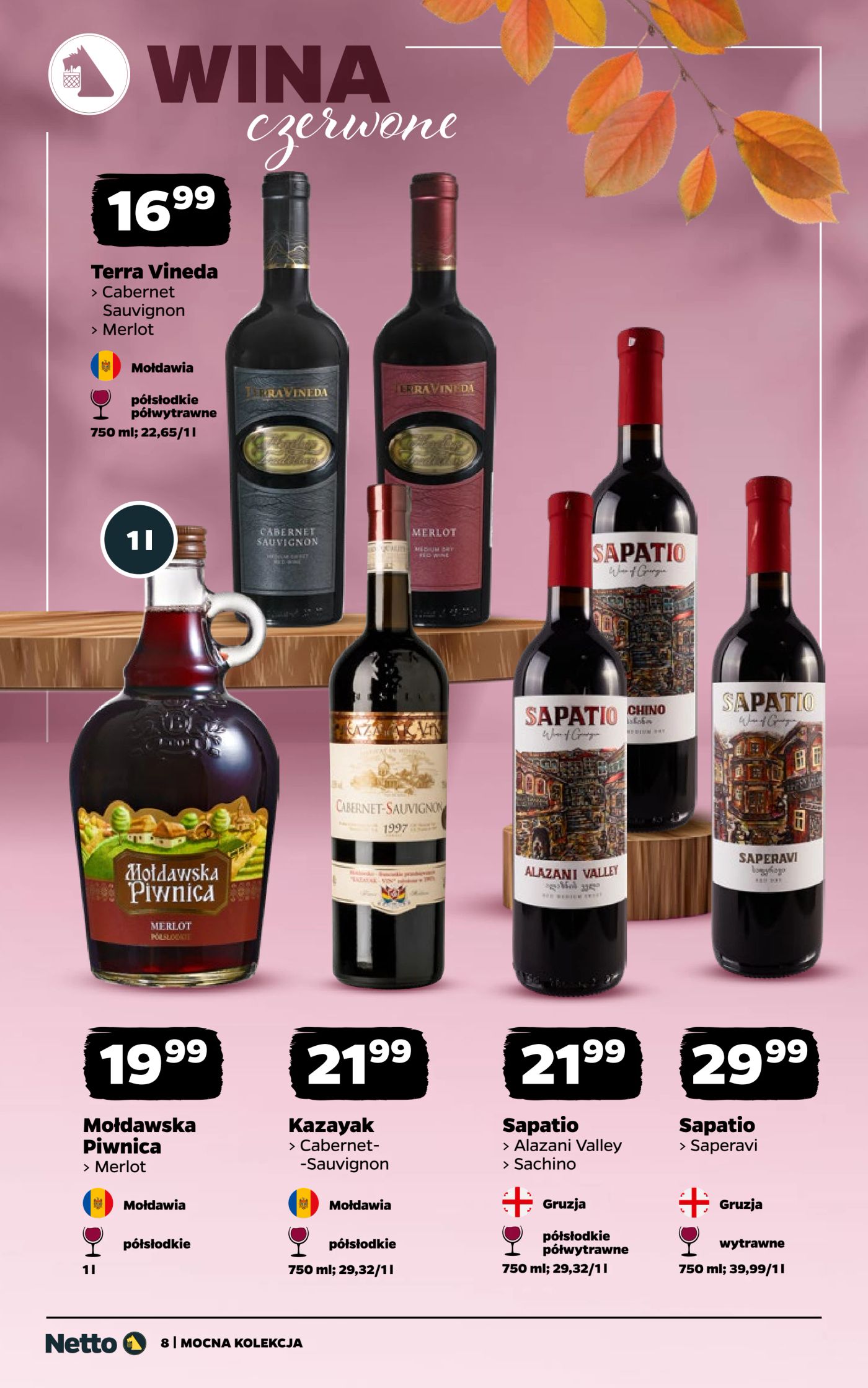 netto - Gazetka Netto - Wina - ważna od 12.10. do 25.10. - page: 8
