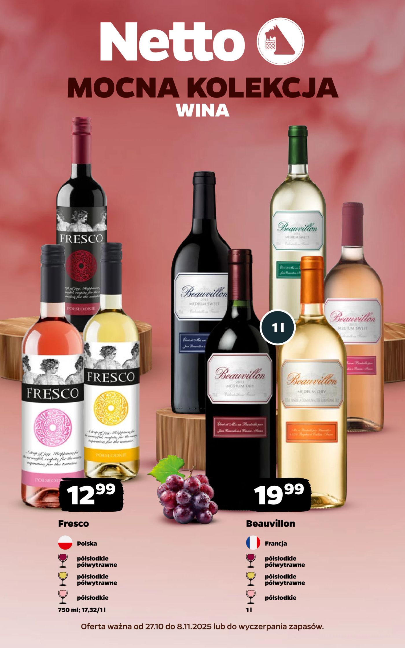 netto - Gazetka Netto - Wina - ważna od 27.10. do 08.11.