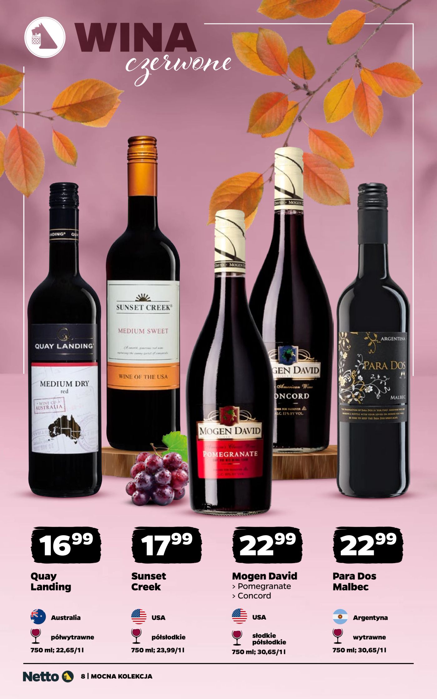 netto - Gazetka Netto - Wina - ważna od 10.11. do 22.11. - page: 8