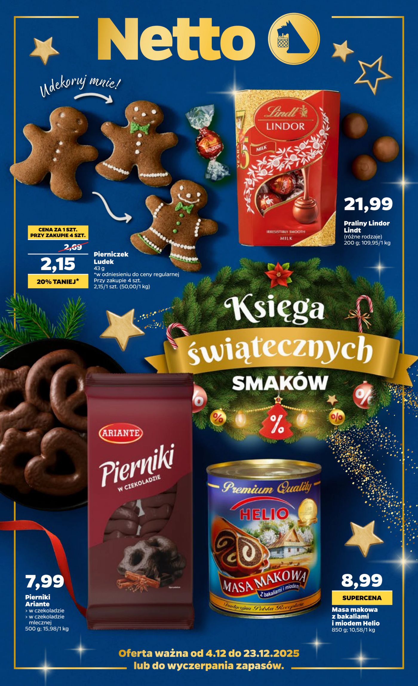 netto - Gazetka Netto - Xmass Food - ważna od 04.12. do 23.12.