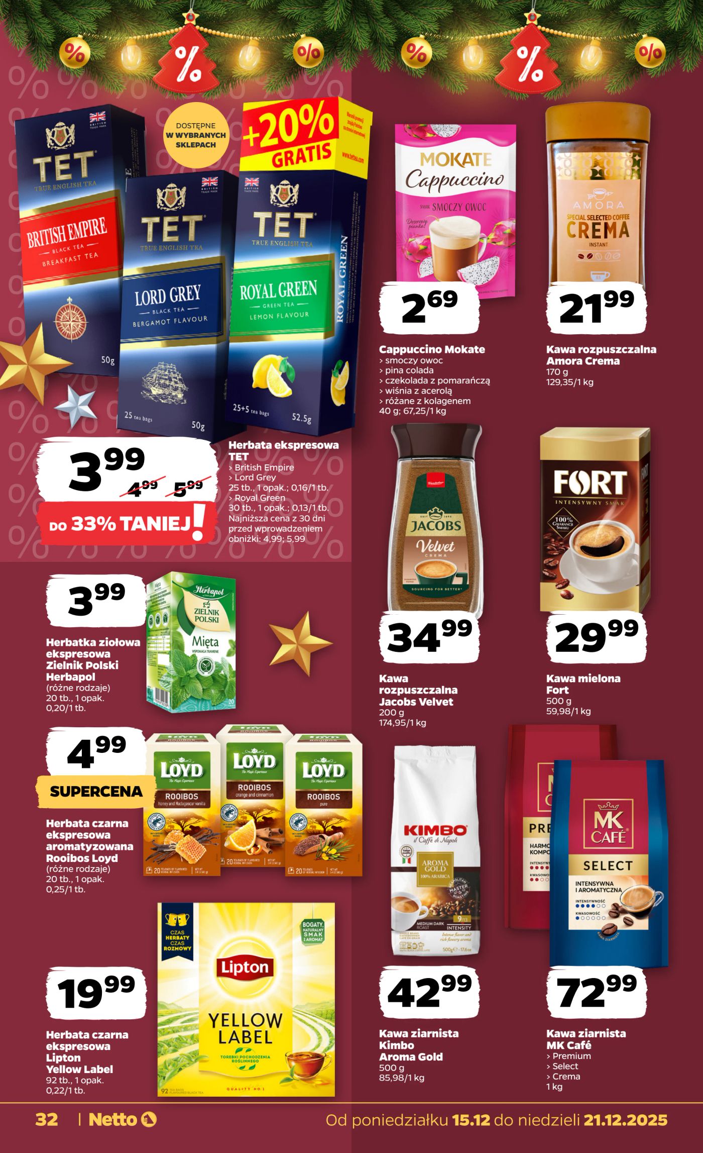 netto - Gazetka Netto - Food - ważna od 15.12. do 21.12. - page: 32