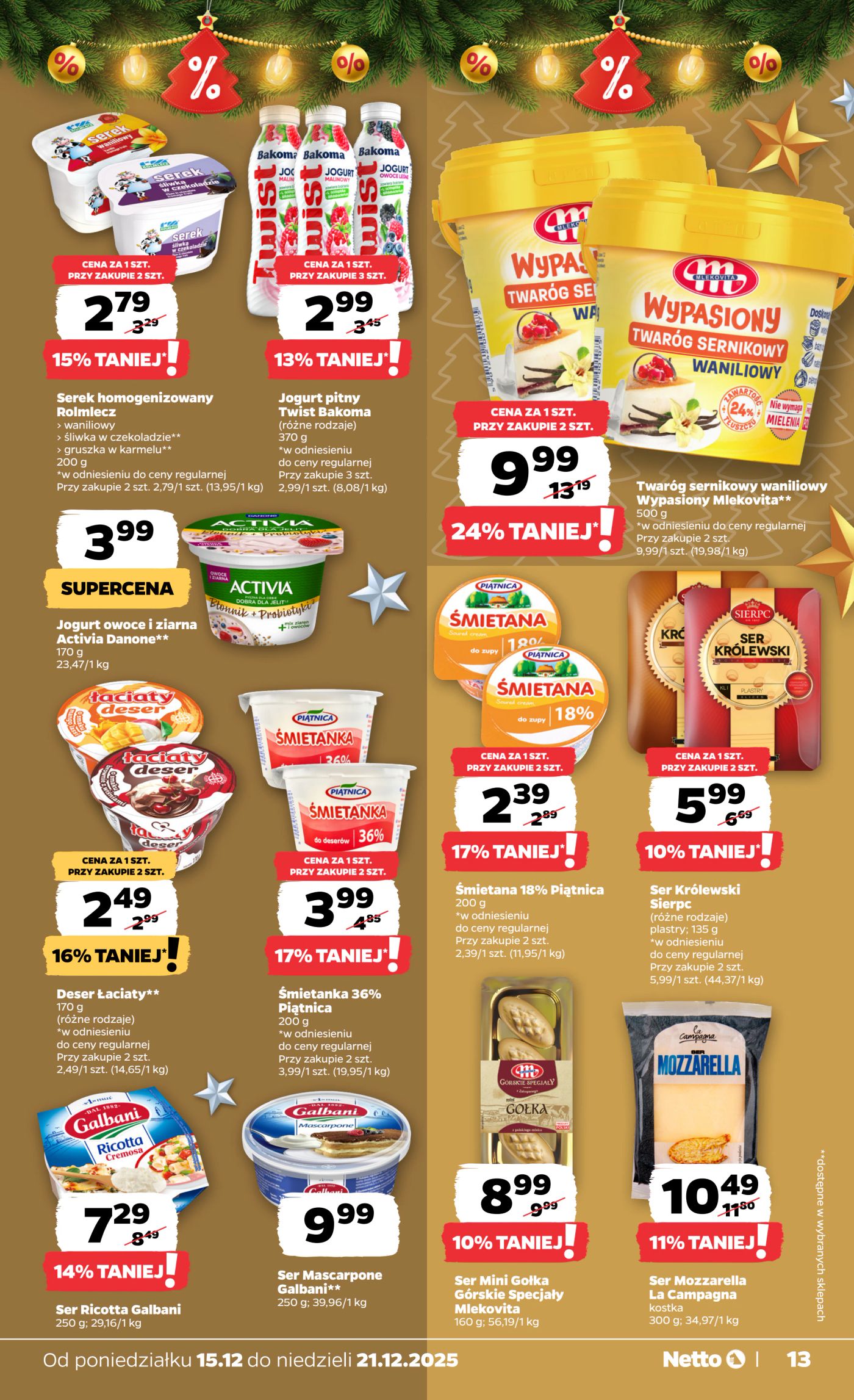 netto - Gazetka Netto - Food - ważna od 15.12. do 21.12. - page: 13