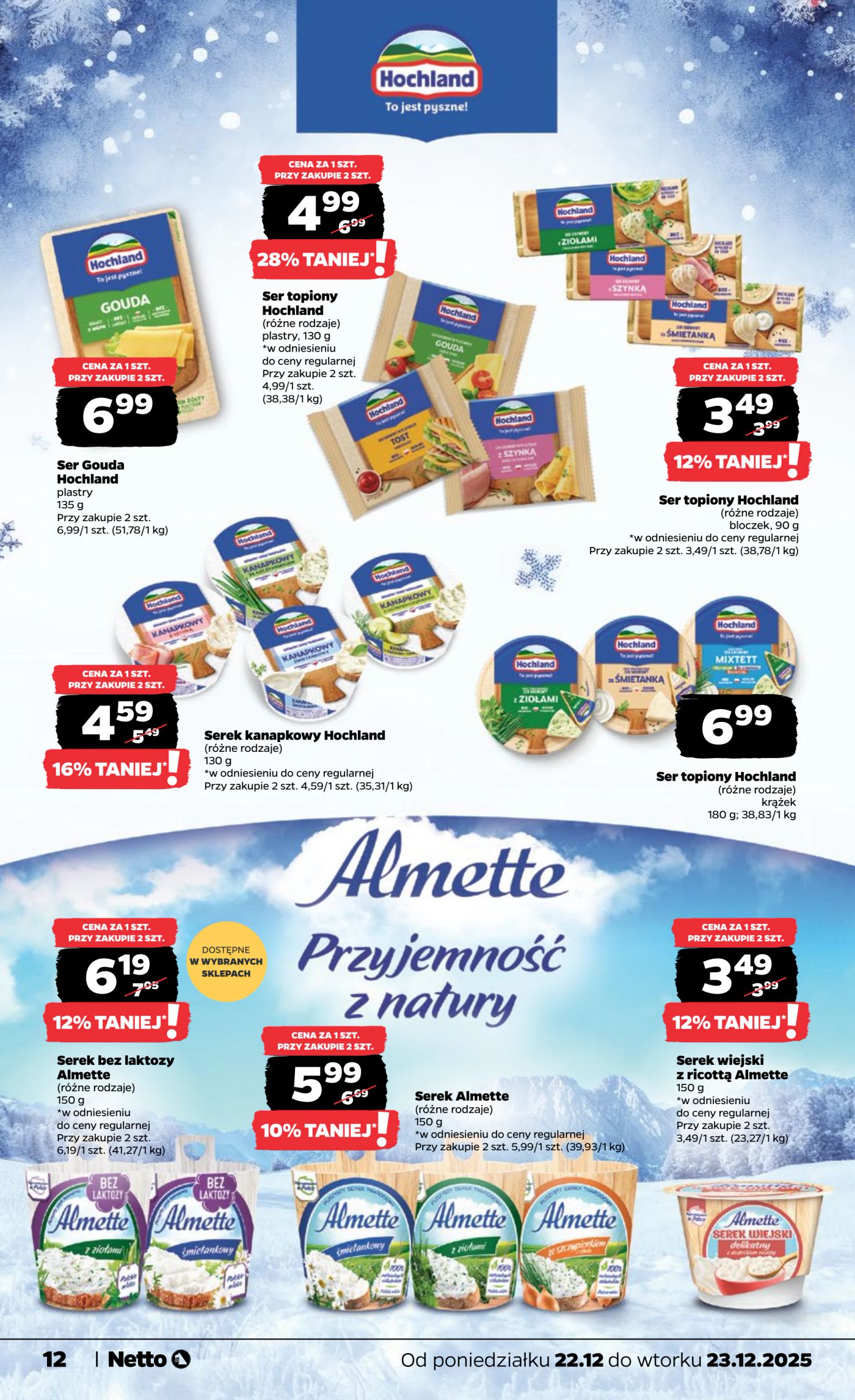 netto - Gazetka Netto - Food - ważna od 22.12. do 23.12. - page: 12