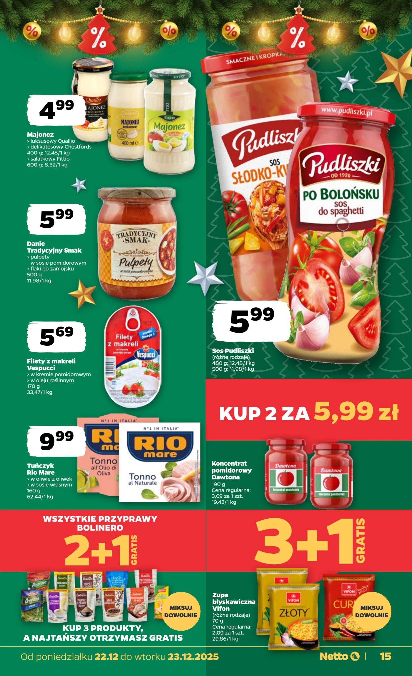 netto - Gazetka Netto - Food - ważna od 22.12. do 23.12. - page: 15