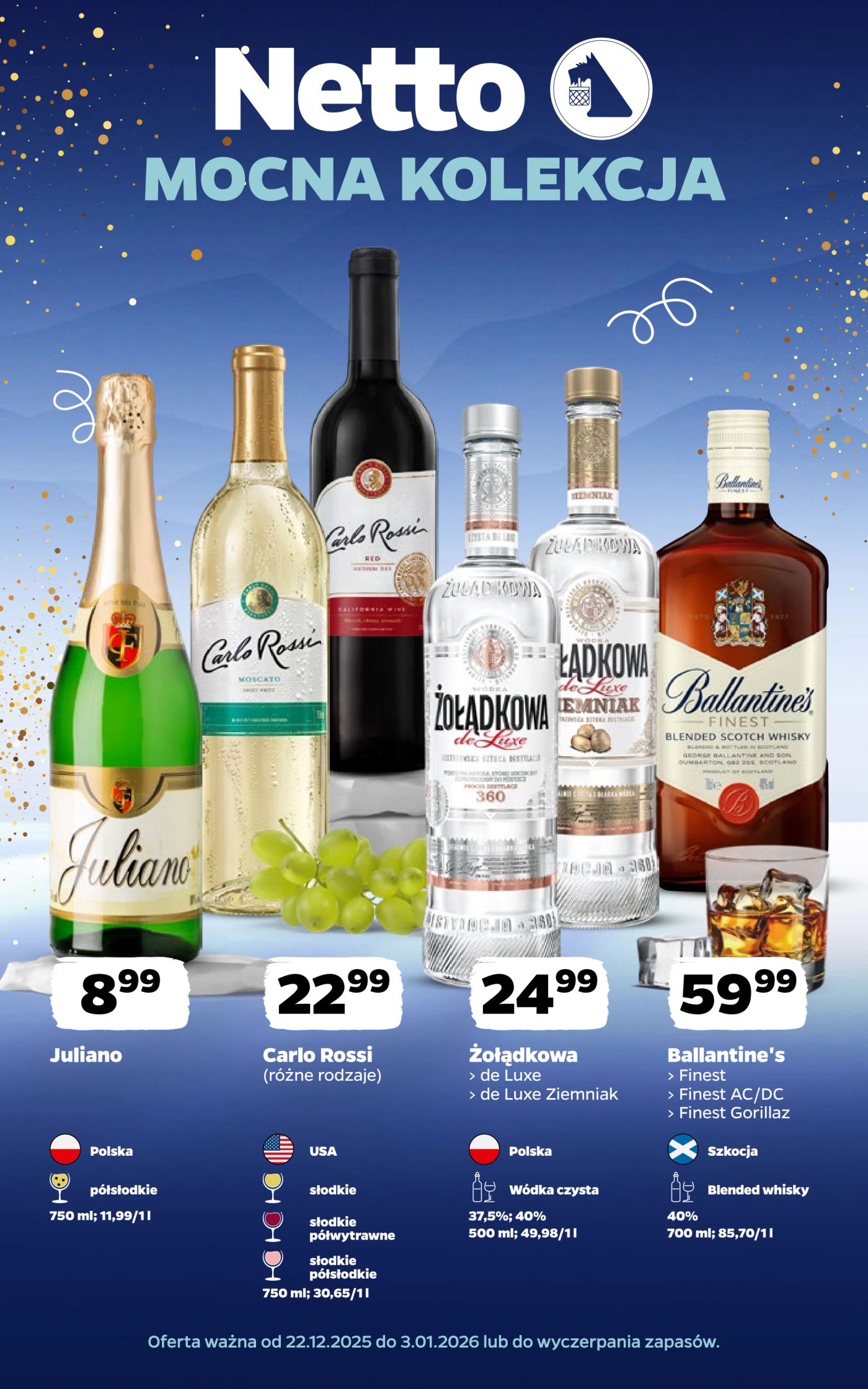 netto - Gazetka Netto - Mocna kolekcja - ważna od 22.12. do 03.01.