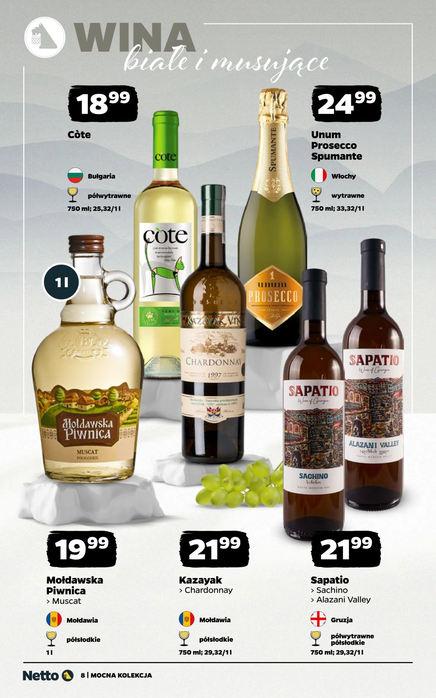 netto - Gazetka Netto - Wina - ważna od 05.01. do 17.01. - page: 8