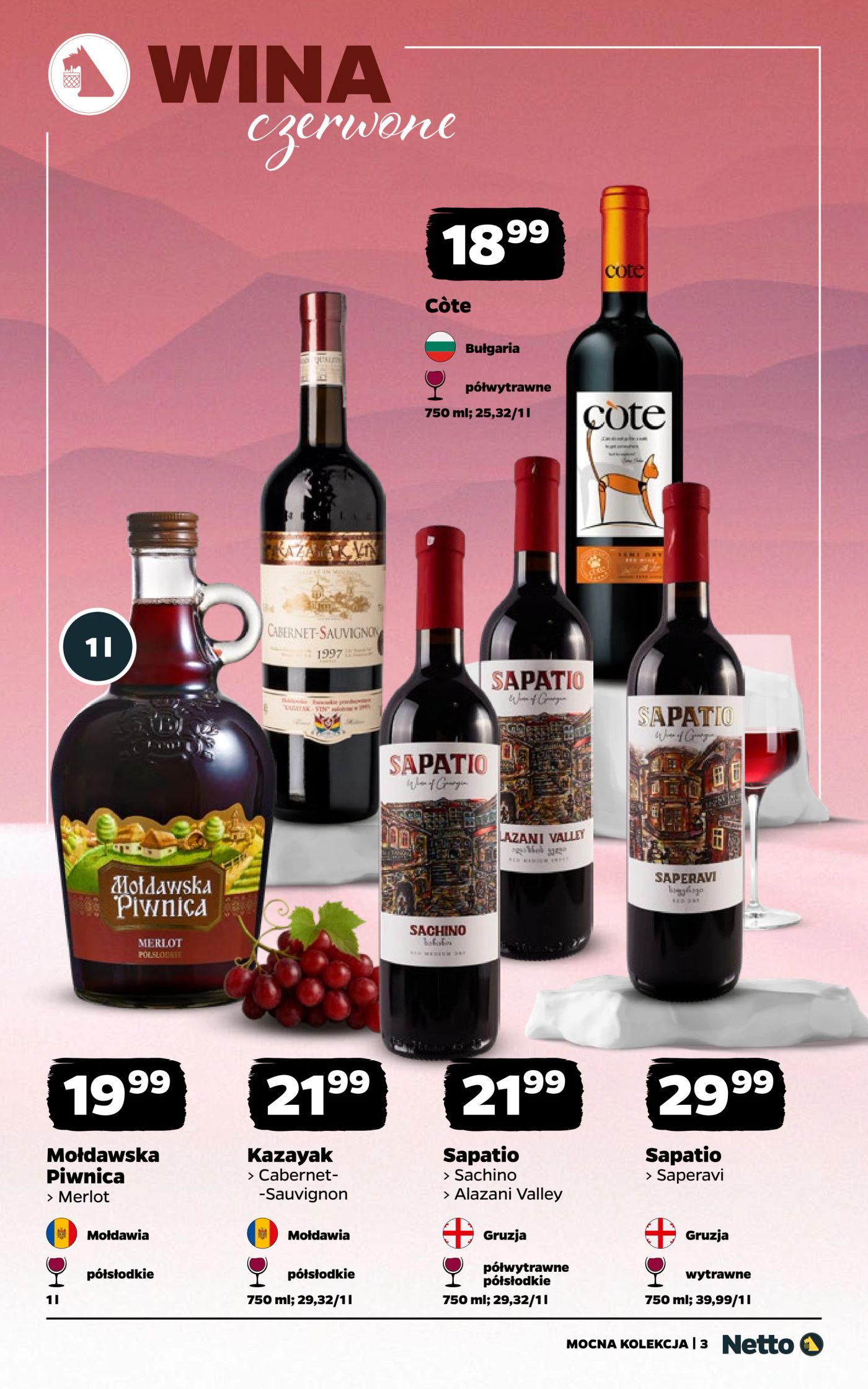 netto - Gazetka Netto - Wina - ważna od 05.01. do 17.01. - page: 3