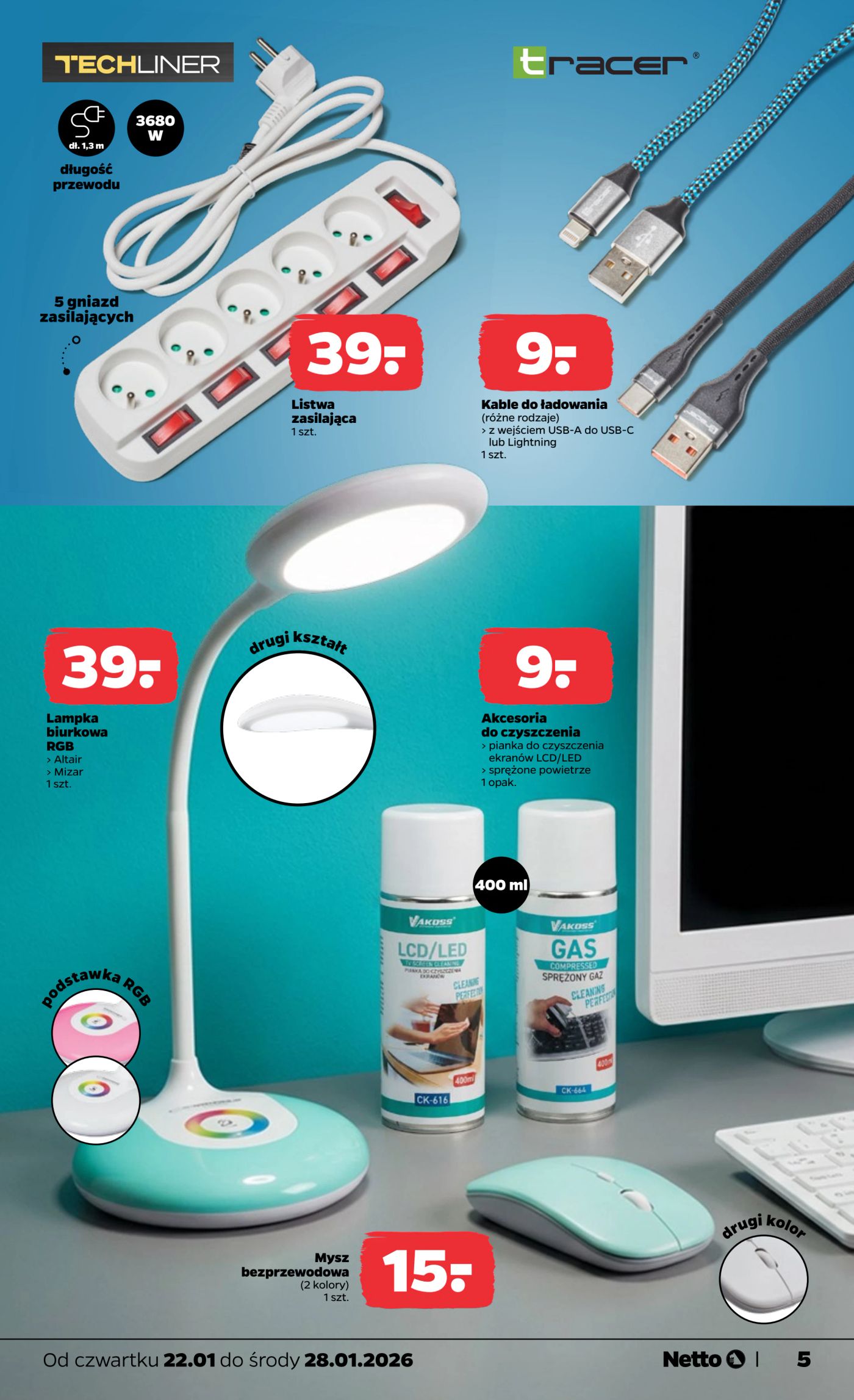 netto - Gazetka Netto - Non Food - ważna od 22.01. do 28.01. - page: 5