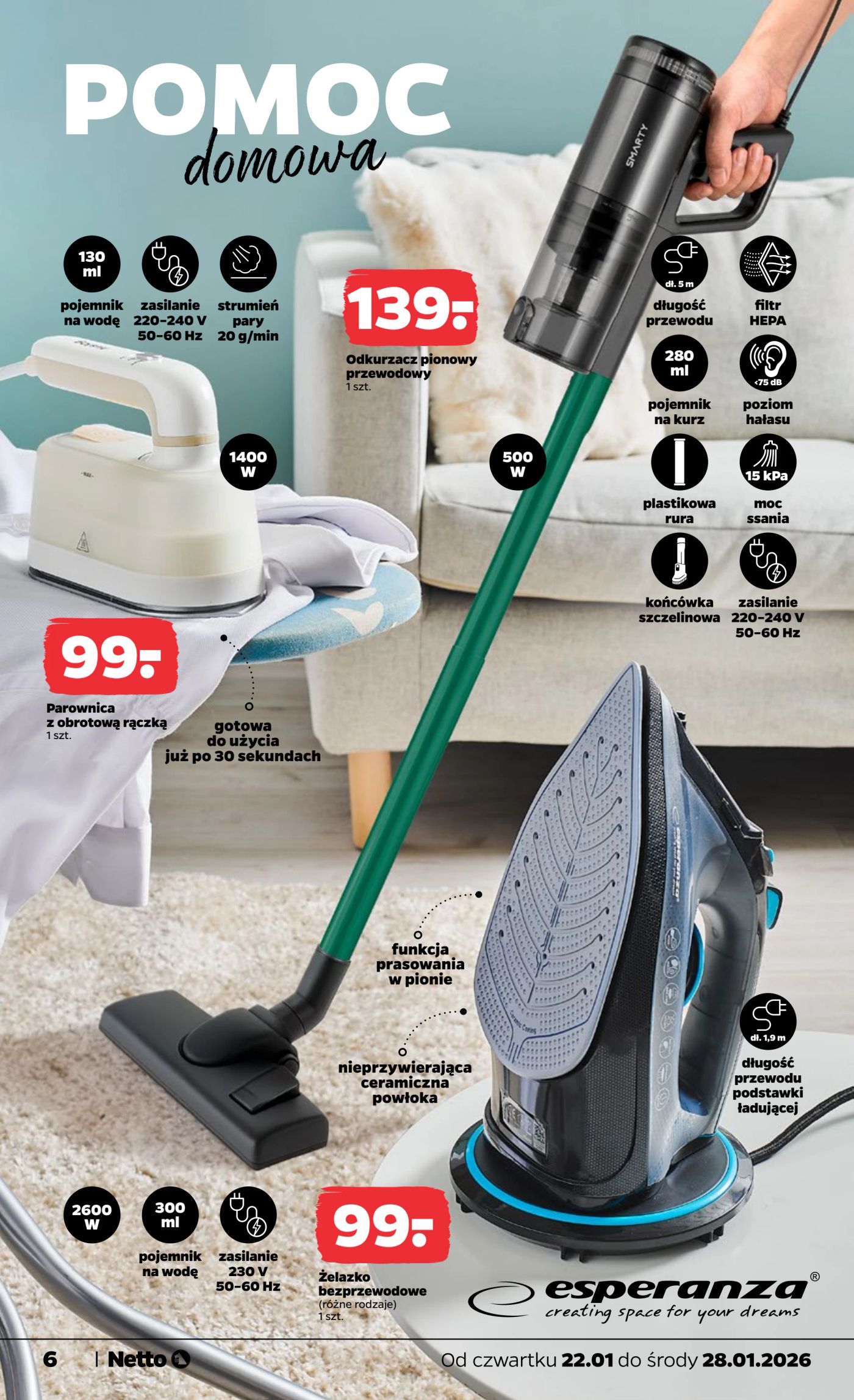 netto - Gazetka Netto - Non Food - ważna od 22.01. do 28.01. - page: 6