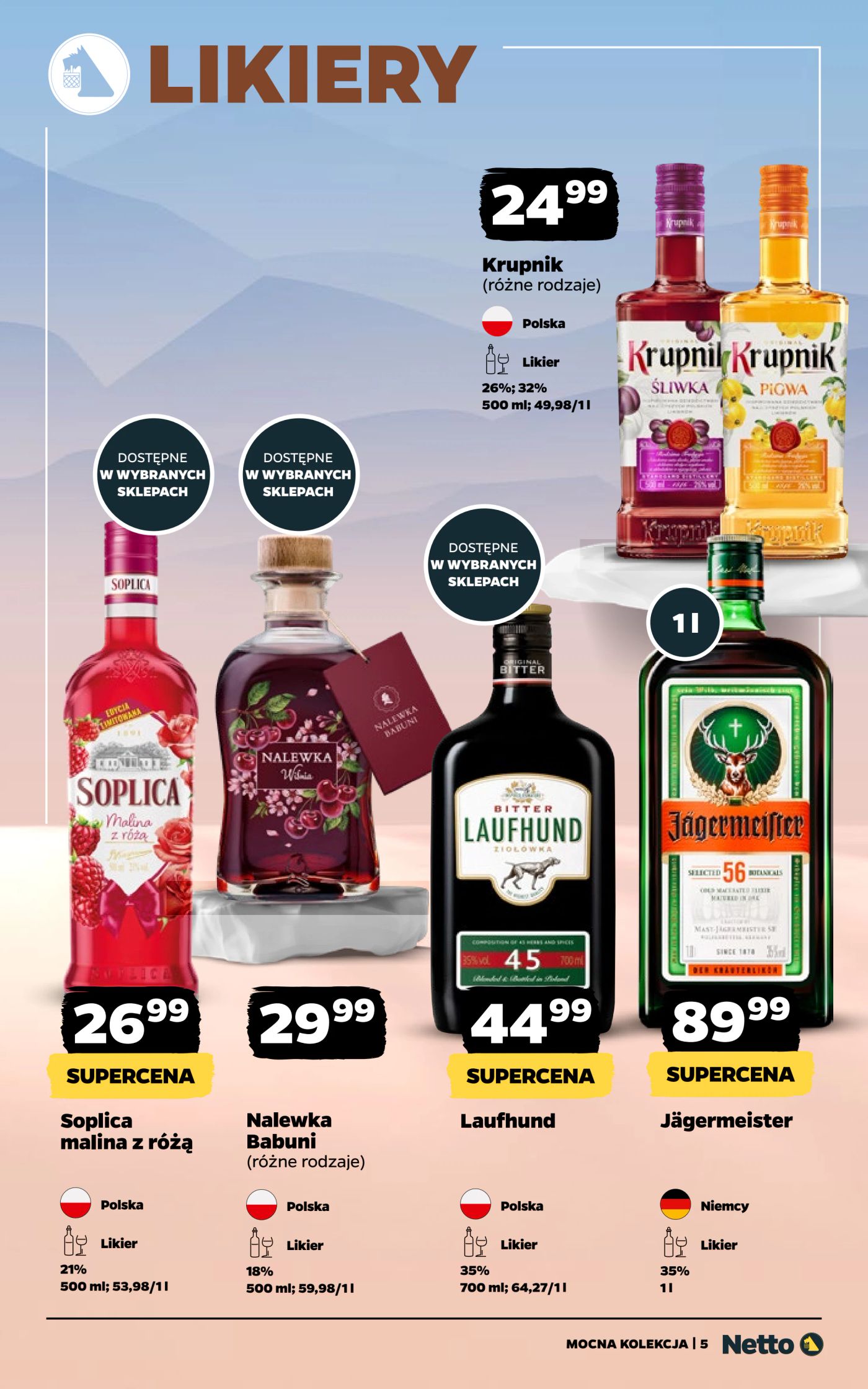 netto - Gazetka Netto - Alkohole mocne - ważna od 19.01. do 31.01. - page: 5