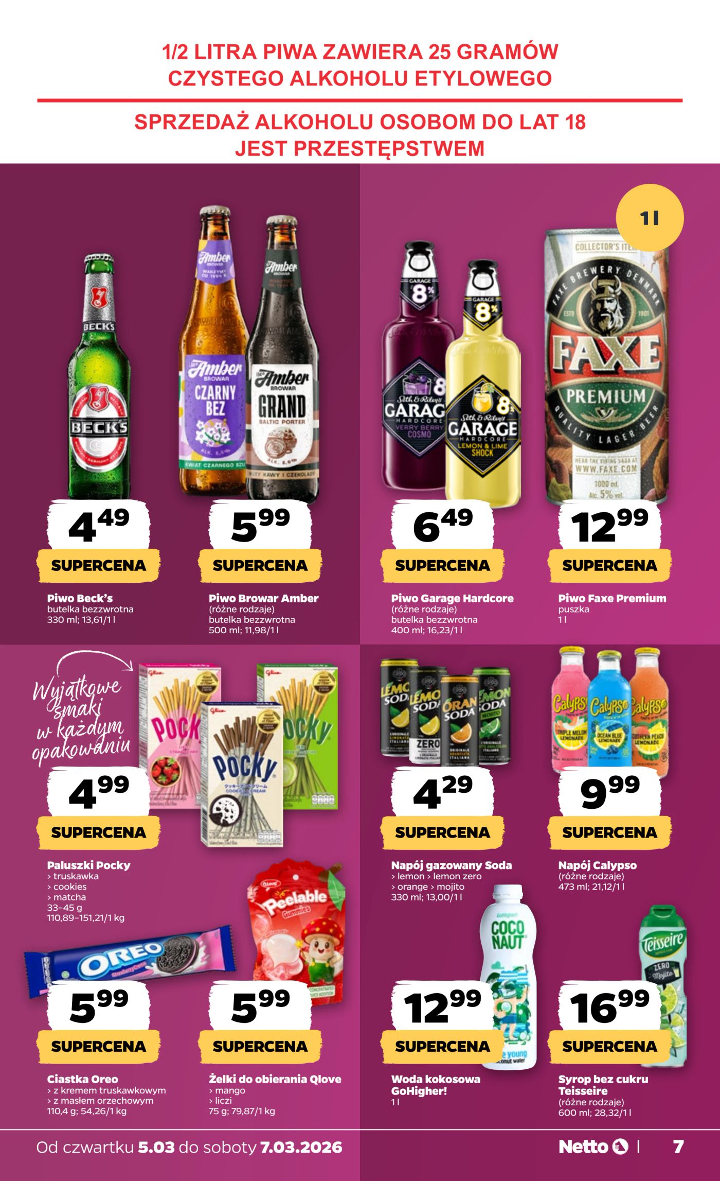 netto - Gazetka Netto - Food - ważna od 05.03.2026 do 07.03.2026 - page: 7