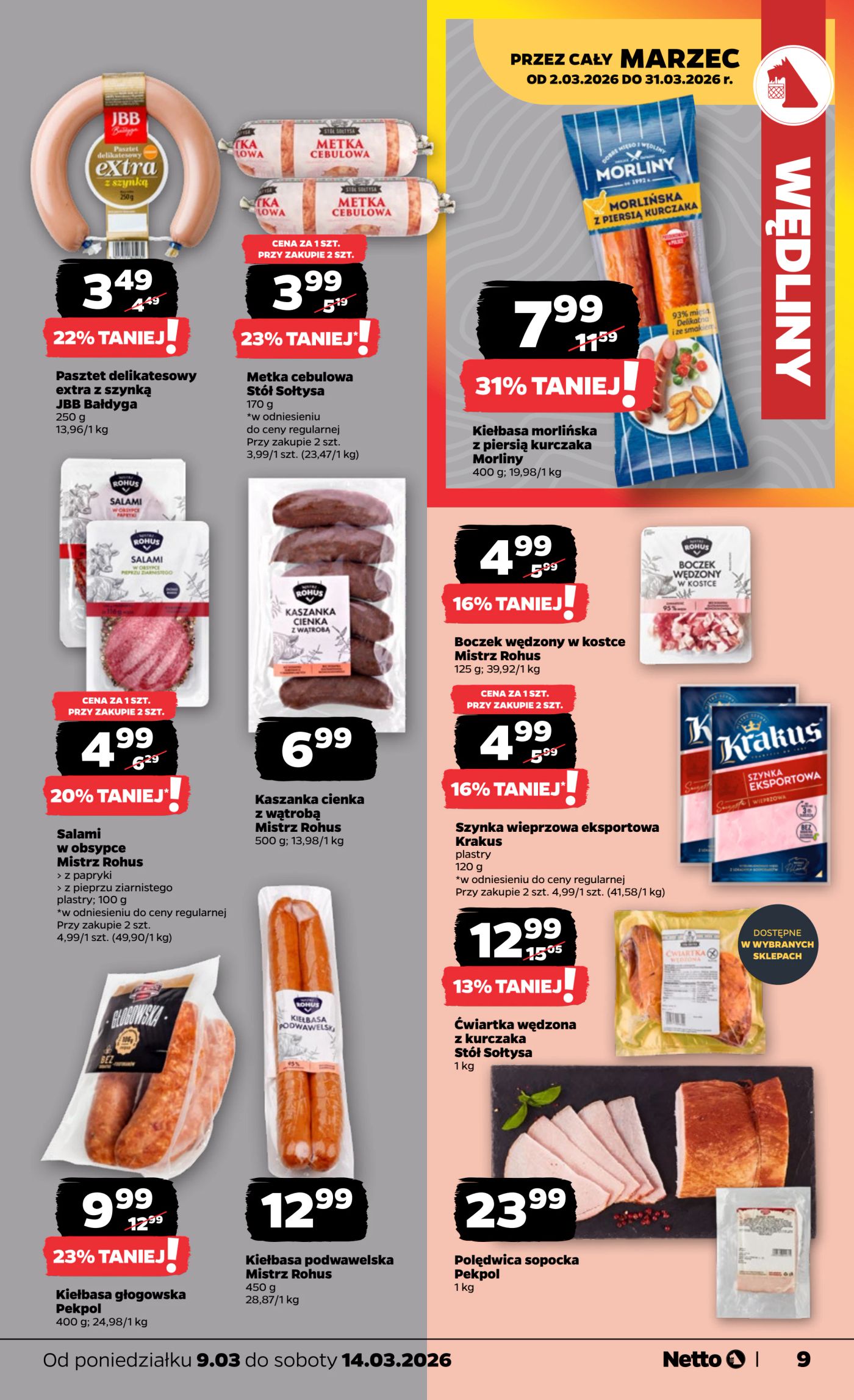 netto - Gazetka Netto - Food - ważna od 09.03.2026 do 14.03.2026 - page: 9