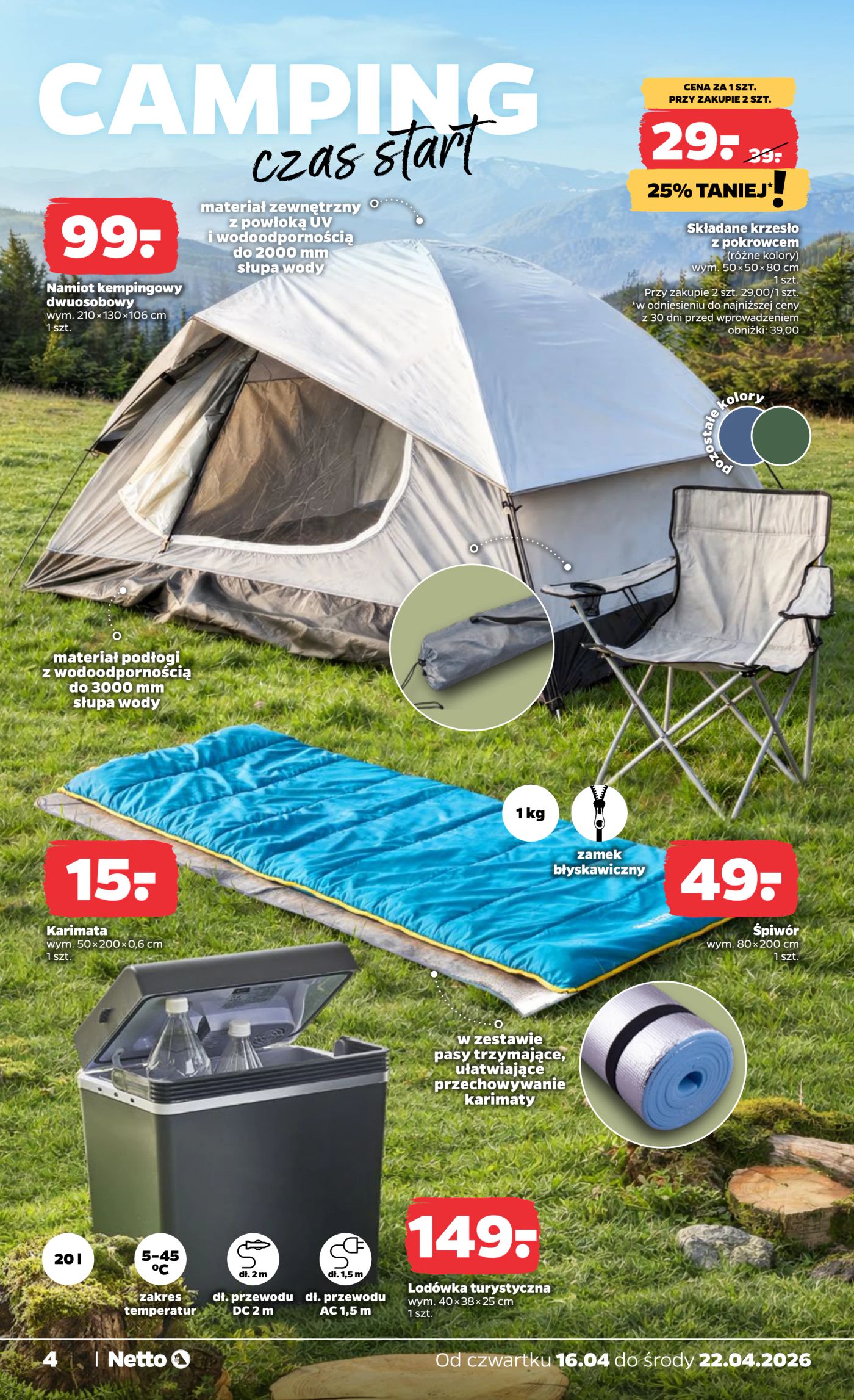 netto - Nowa gazetka Netto - Non Food ważna od 16.04.2026 do 22.04.2026 - page: 4