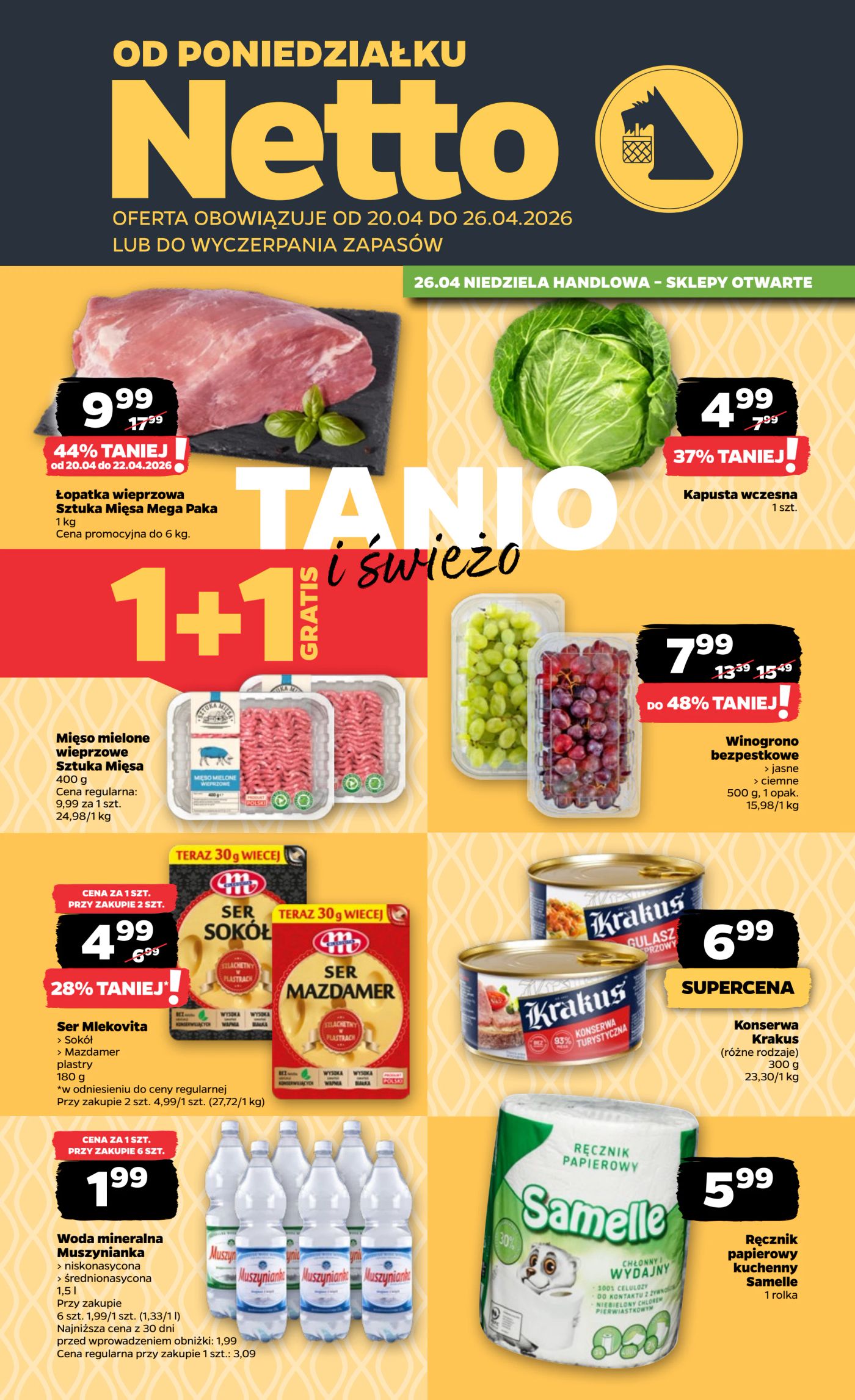 netto - Nowa gazetka Netto ważna od 20.04.2026 do 26.04.2026 - page: 1