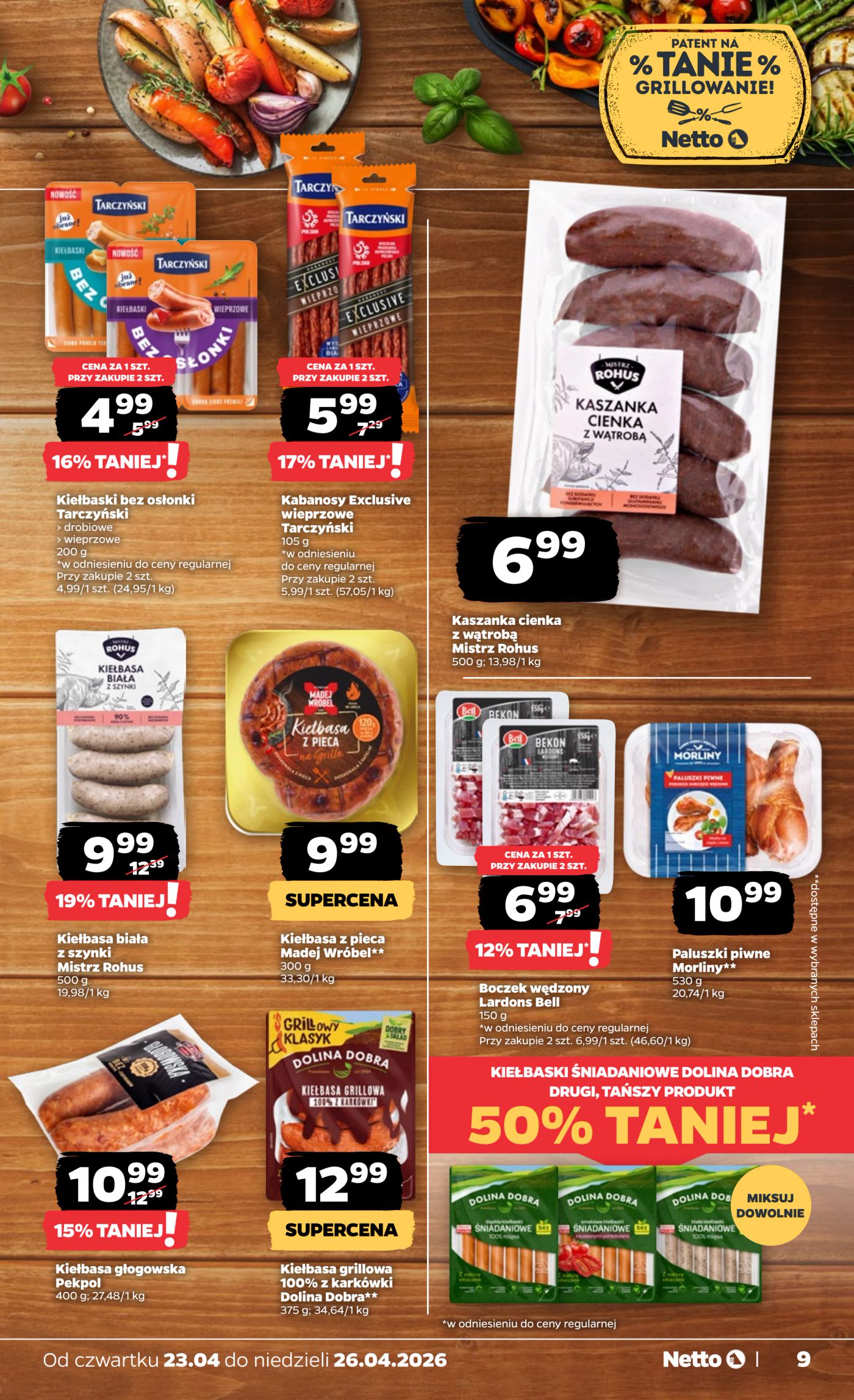netto - Nowa gazetka Netto - Food ważna od 23.04.2026 do 26.04.2026 - page: 9