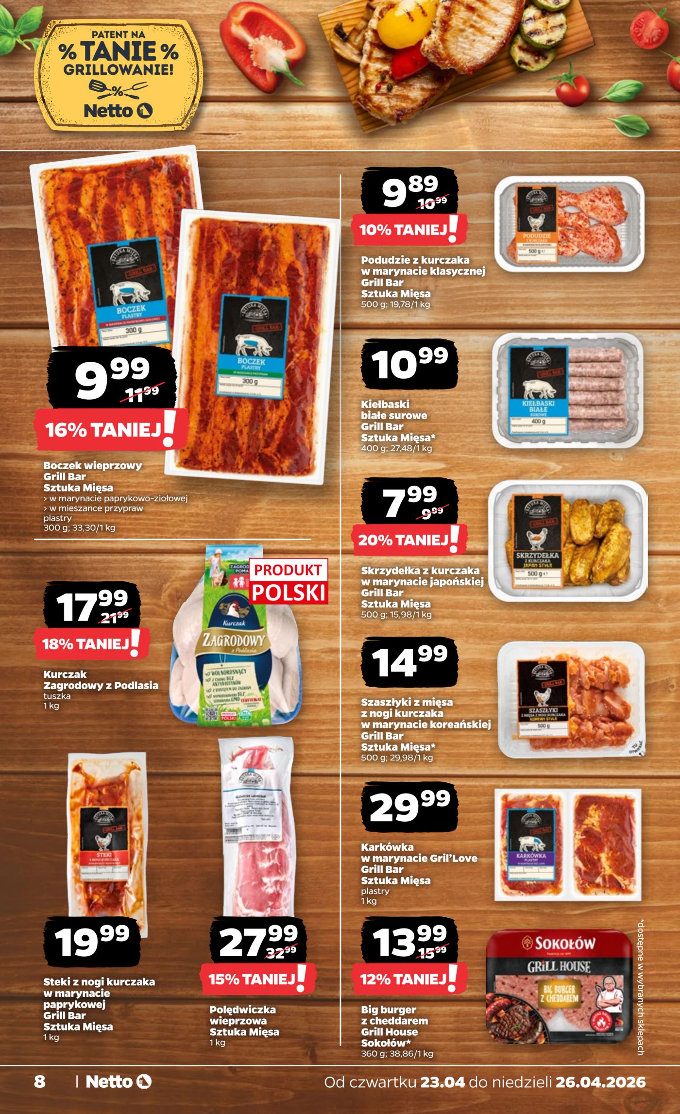netto - Nowa gazetka Netto - Food ważna od 23.04.2026 do 26.04.2026 - page: 8
