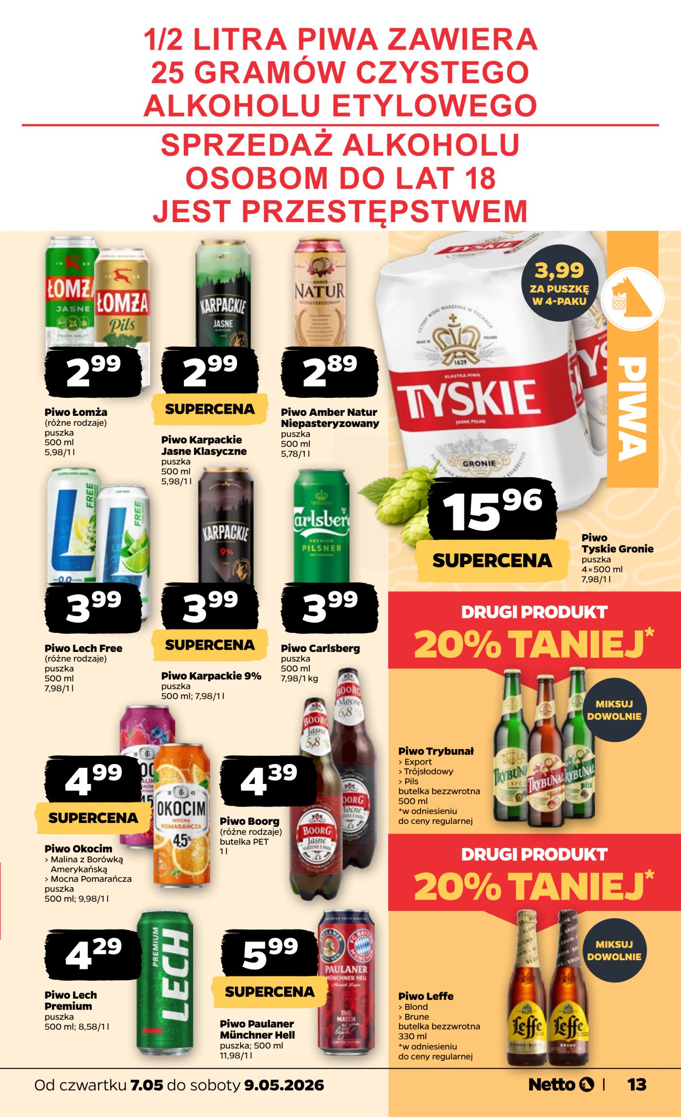 netto - Nowa gazetka Netto - Food ważna od 07.05.2026 do 09.05.2026 - page: 13