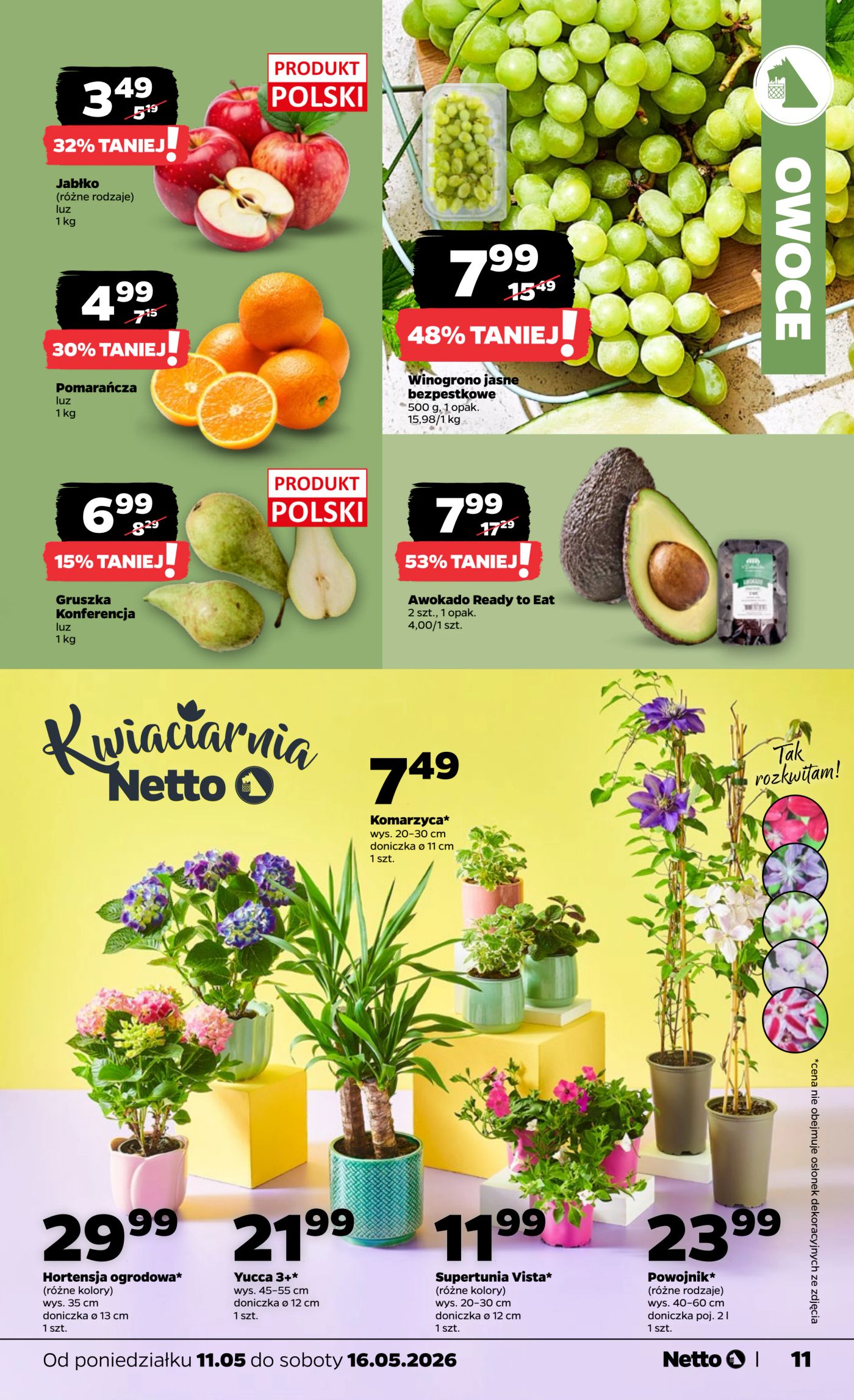 netto - Nowa gazetka Netto - Food ważna od 11.05.2026 do 16.05.2026 - page: 11