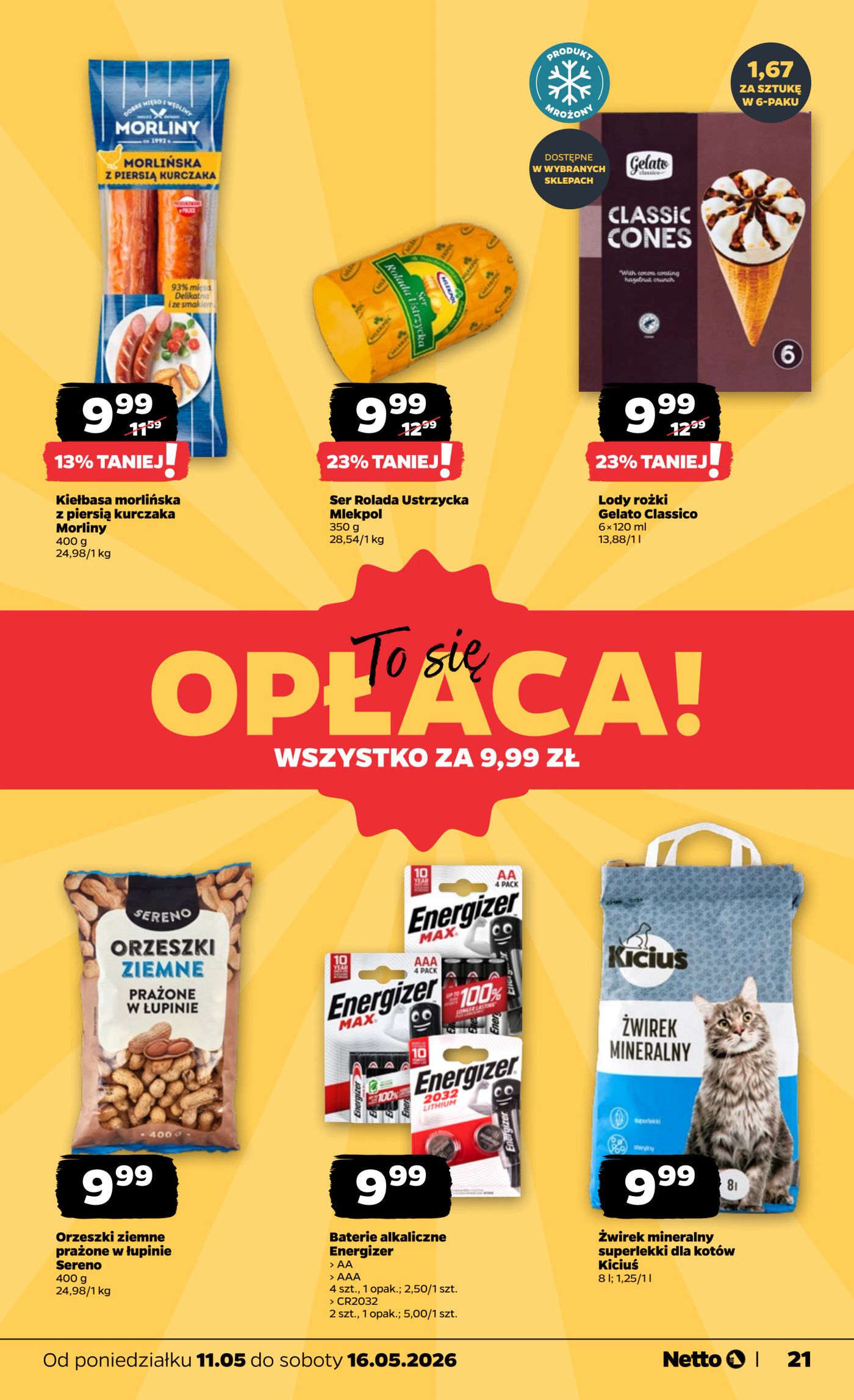 netto - Nowa gazetka Netto - Food ważna od 11.05.2026 do 16.05.2026 - page: 21