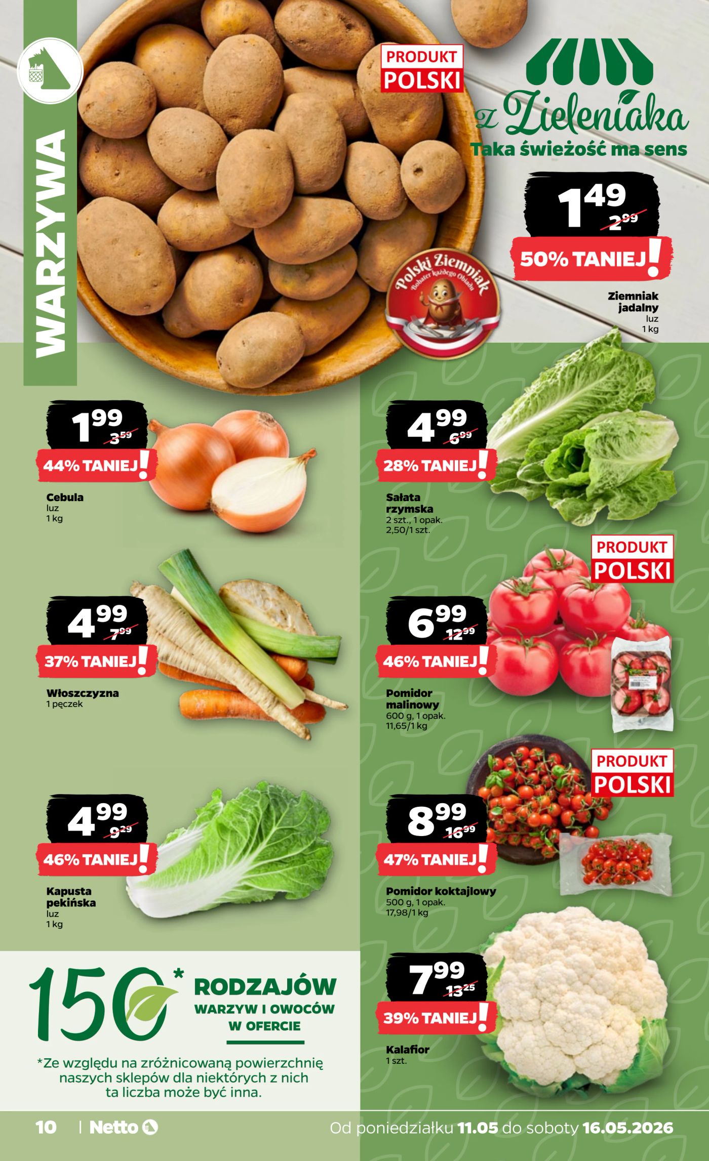 netto - Nowa gazetka Netto - Food ważna od 11.05.2026 do 16.05.2026 - page: 10