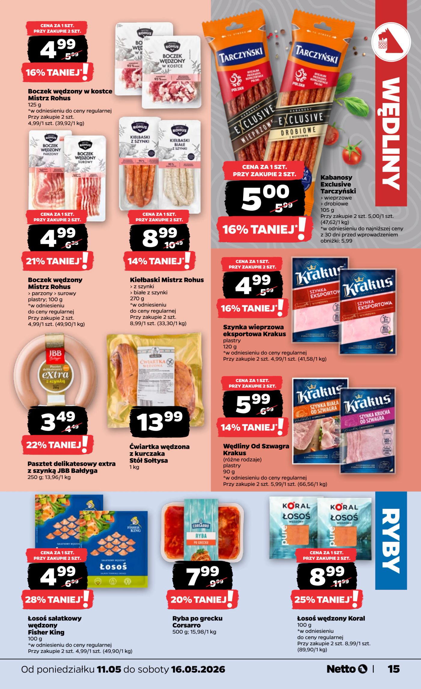 netto - Nowa gazetka Netto - Food ważna od 11.05.2026 do 16.05.2026 - page: 15