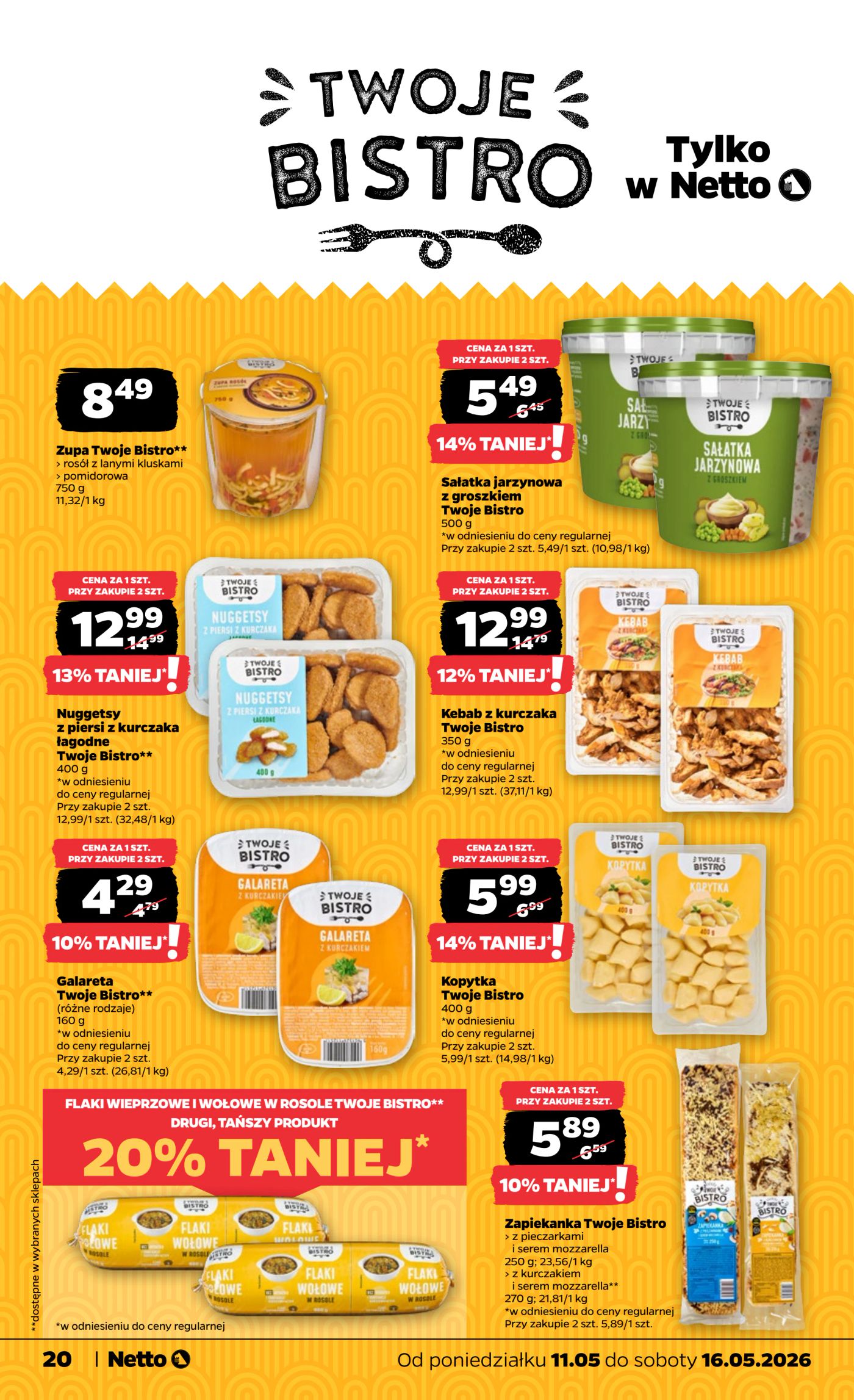 netto - Nowa gazetka Netto - Food ważna od 11.05.2026 do 16.05.2026 - page: 20