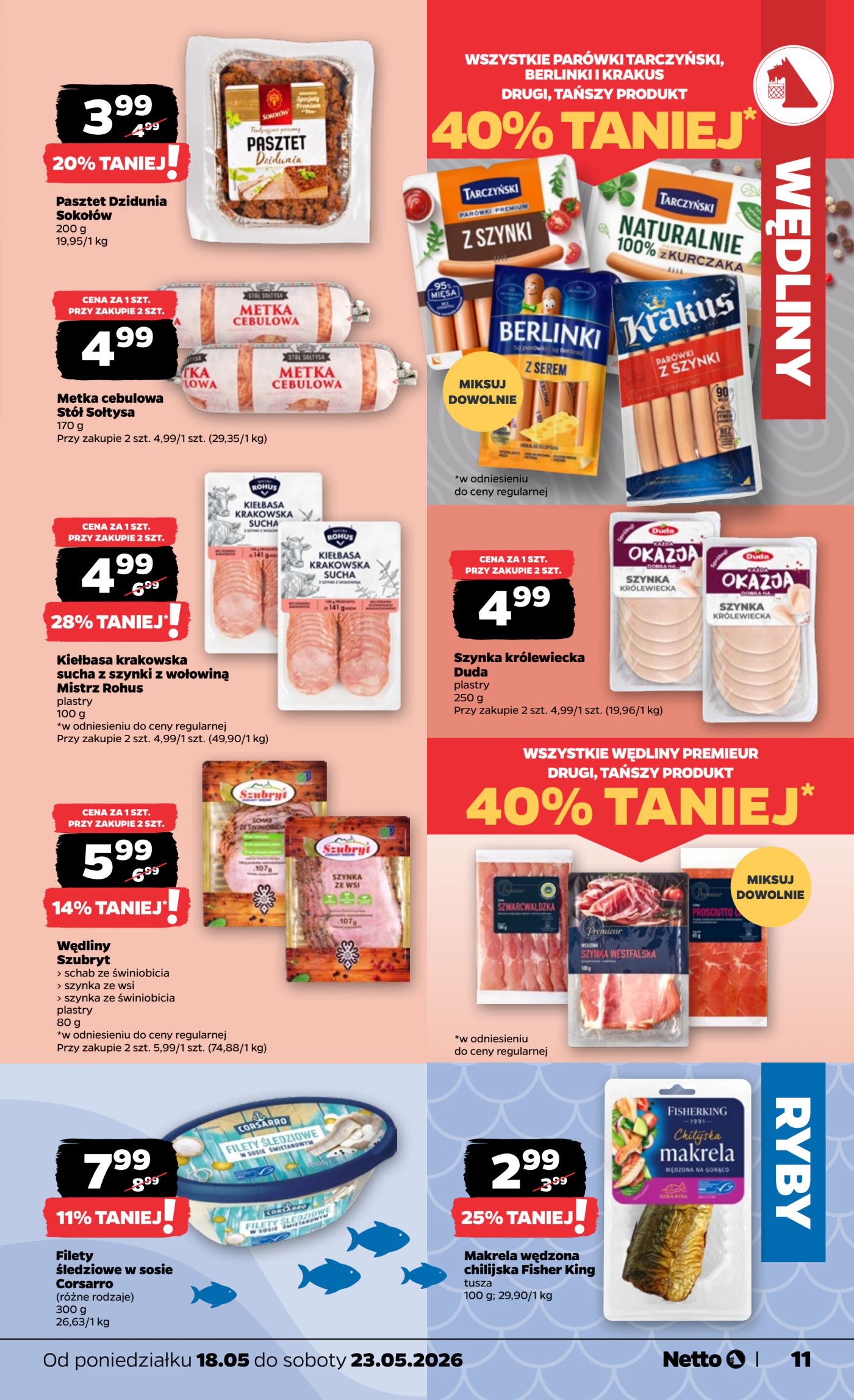 netto - Nowa gazetka Netto - Food ważna od 18.05.2026 do 23.05.2026 - page: 11
