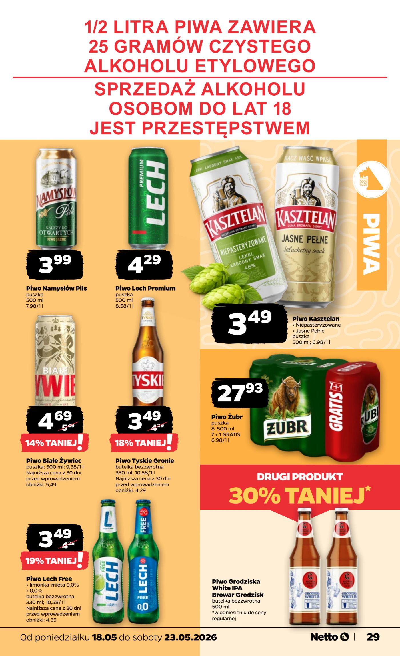 netto - Nowa gazetka Netto - Food ważna od 18.05.2026 do 23.05.2026 - page: 29