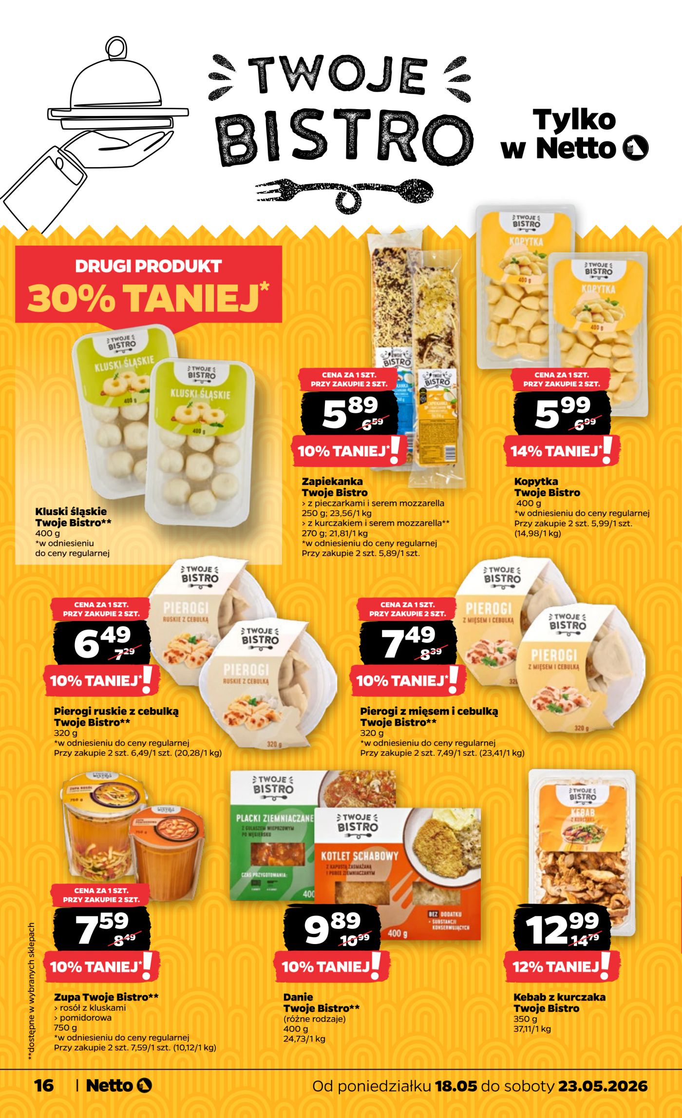 netto - Nowa gazetka Netto - Food ważna od 18.05.2026 do 23.05.2026 - page: 16