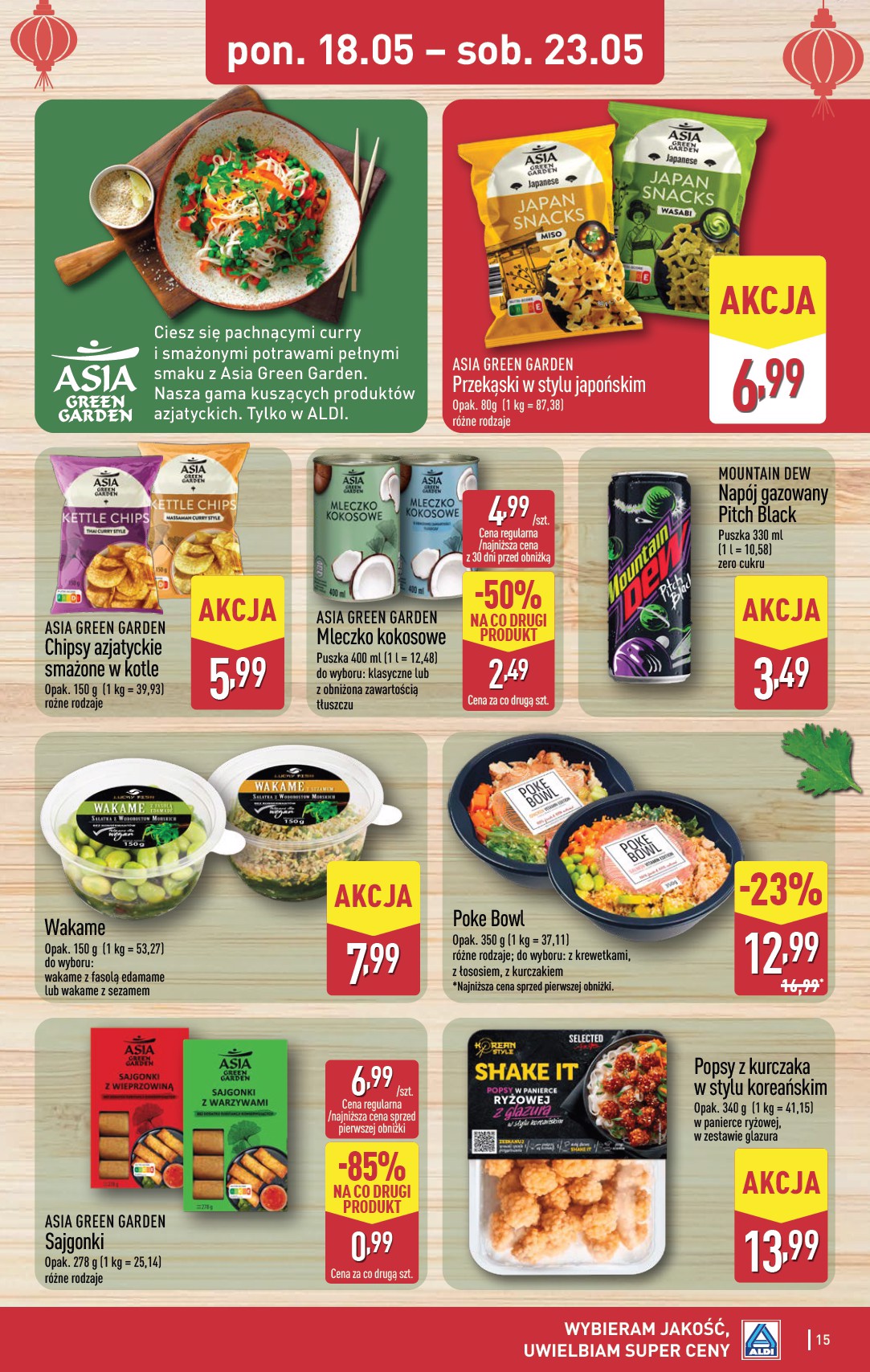 aldi - Nowa gazetka ALDI ważna od 18.05.2026 do 23.05.2026 - page: 15