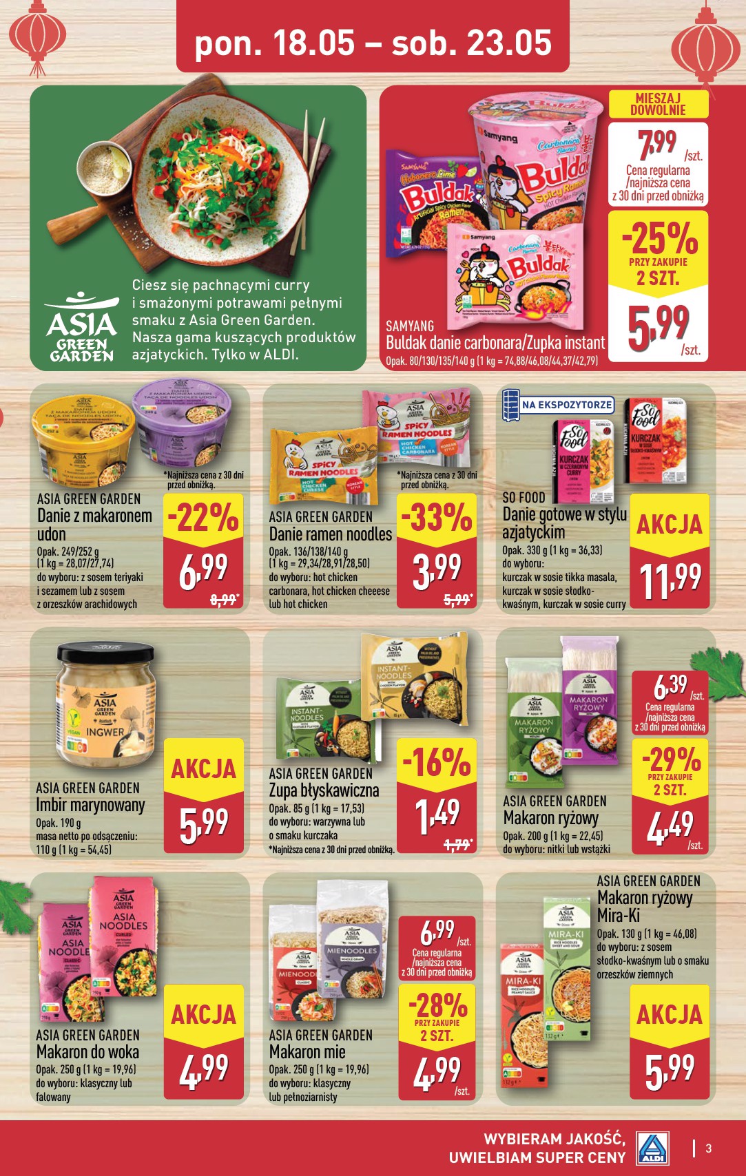 aldi - Nowa gazetka ALDI - Smakowita podróż do Azji ważna od 18.05.2026 do 23.05.2026 - page: 3