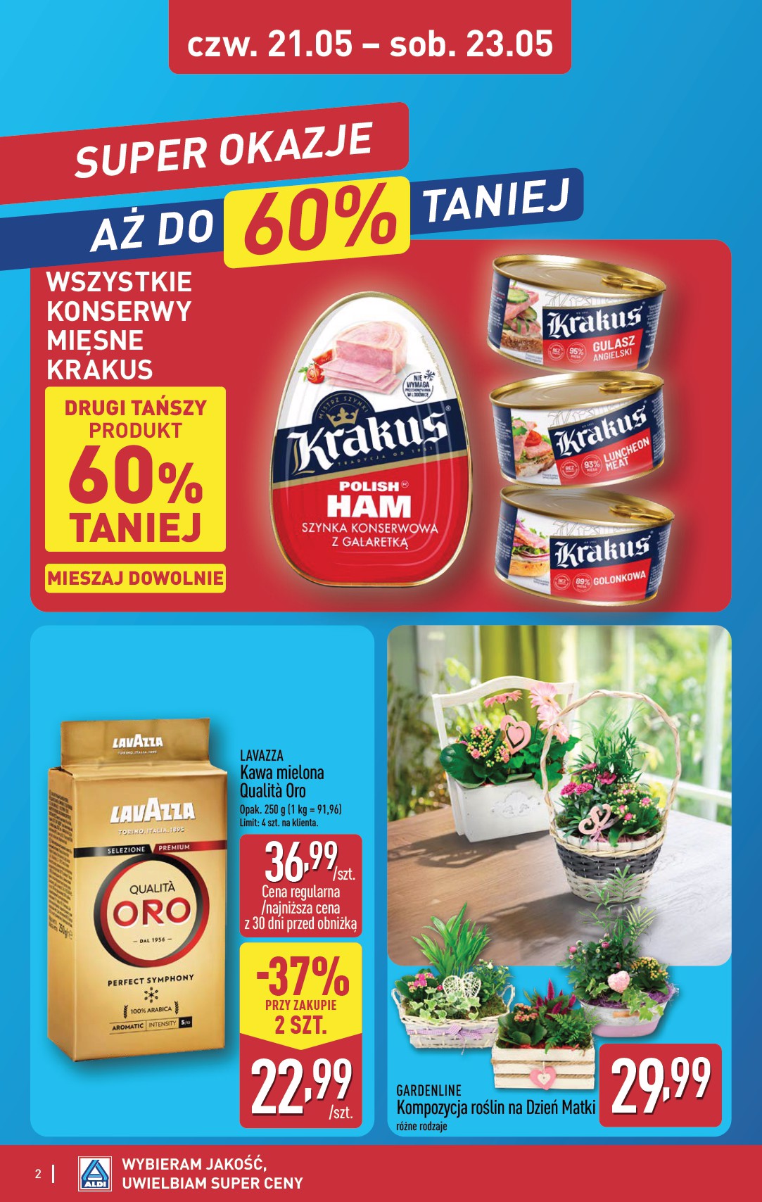 aldi - Nowa gazetka ALDI - Oferta weekendowa ważna od 21.05.2026 do 23.05.2026 - page: 2