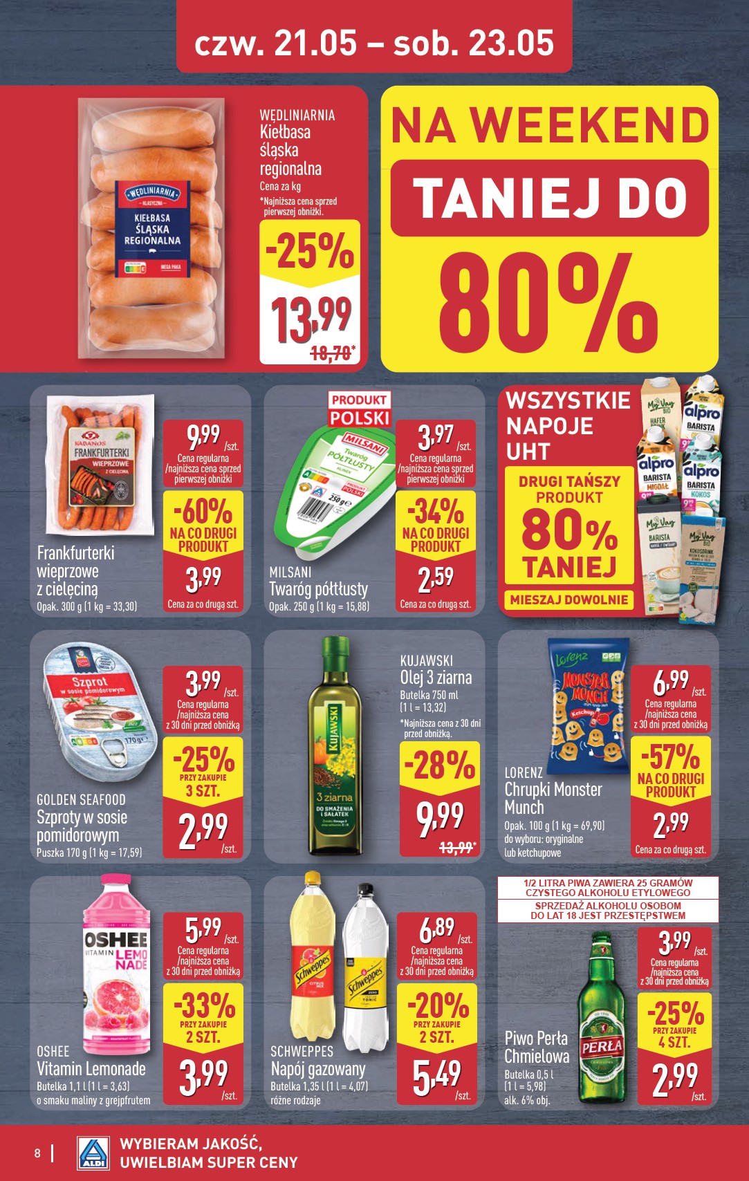aldi - Nowa gazetka ALDI - Oferta weekendowa ważna od 21.05.2026 do 23.05.2026 - page: 8