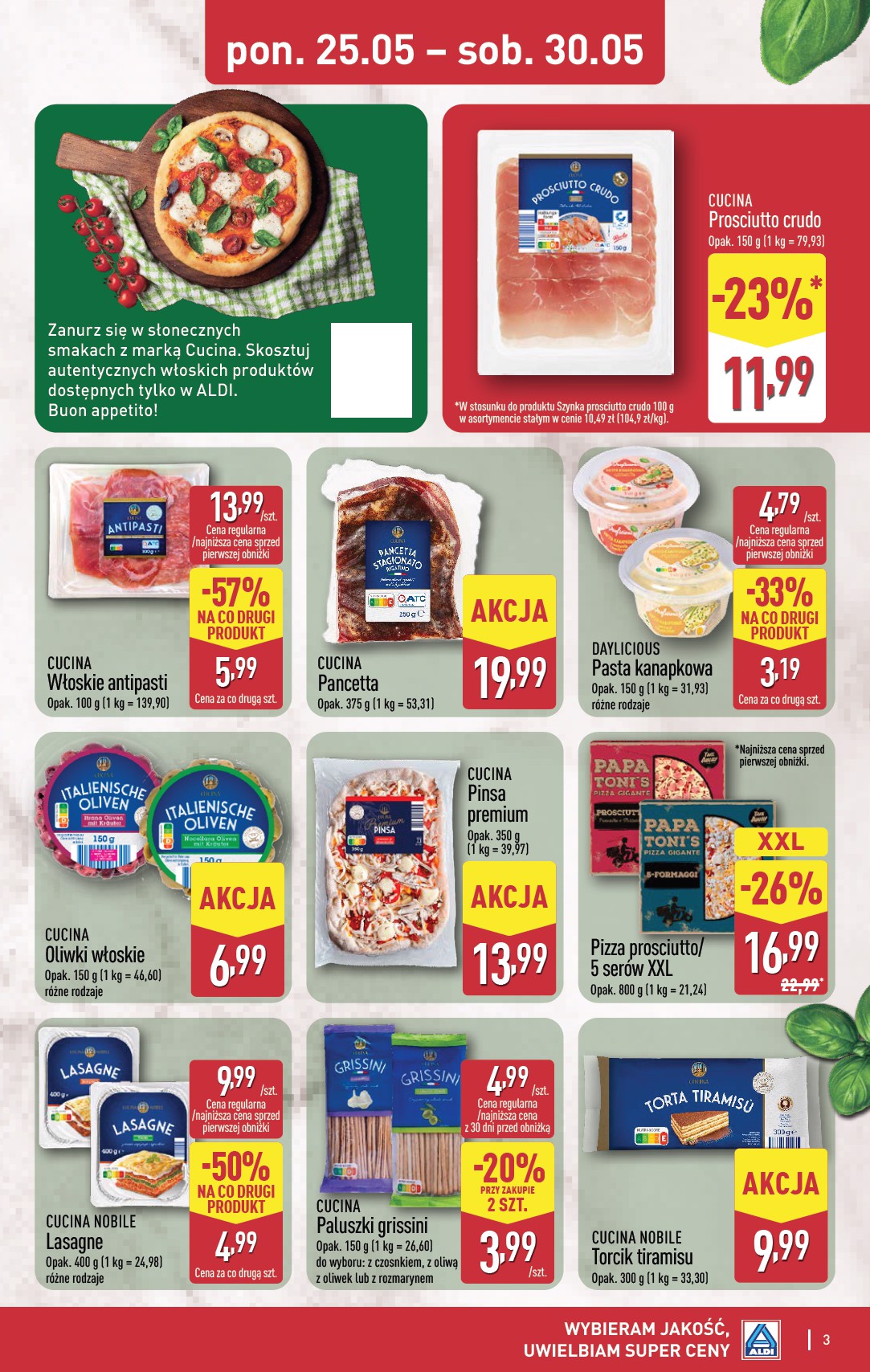 aldi - Nowa gazetka ALDI - Smakowita podróż do Włoch ważna od 25.05.2026 do 30.05.2026 - page: 3