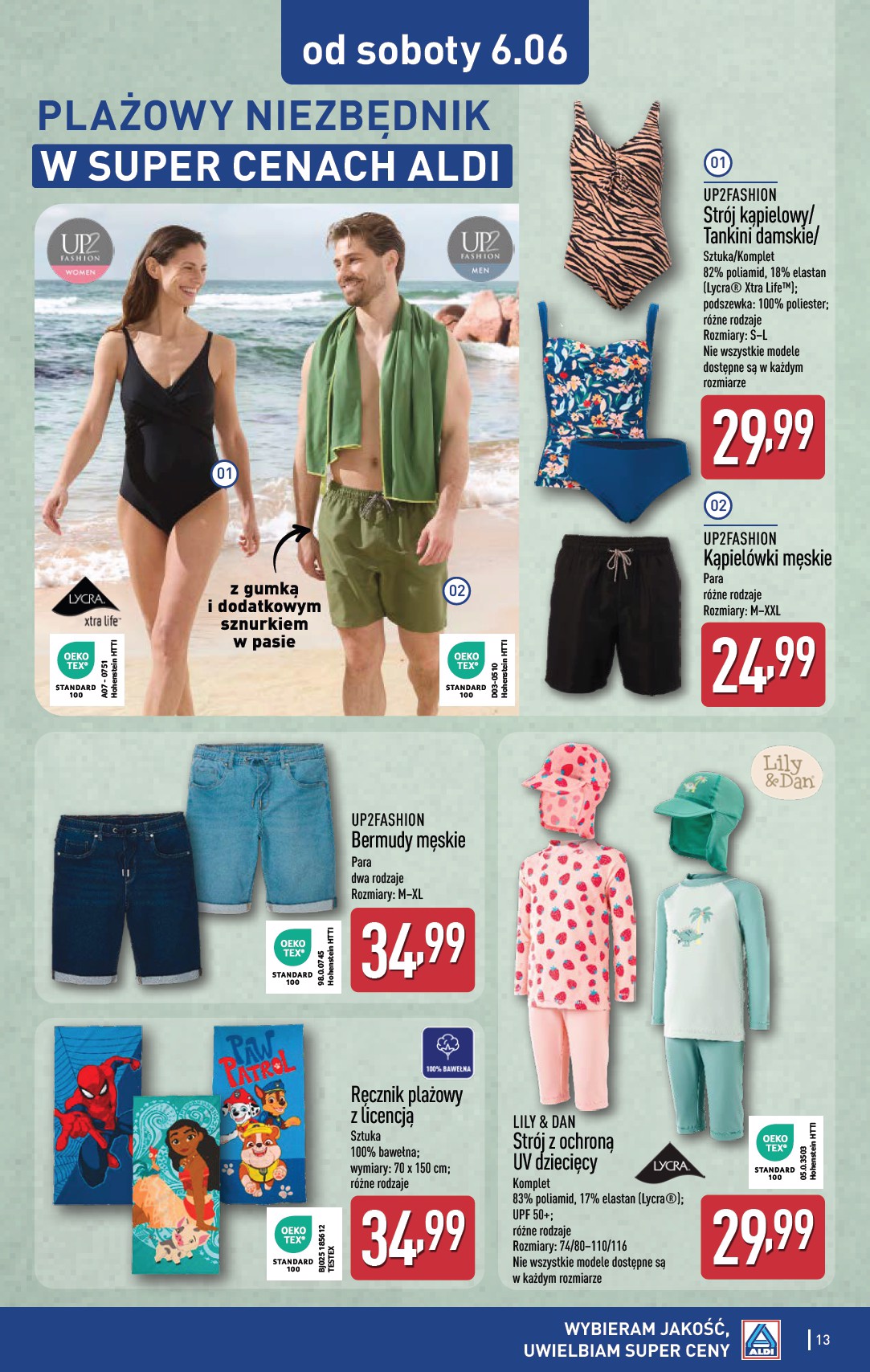 aldi - Nowa gazetka ALDI - Przygotuj się na kolejny tydzień ważna od 03.06.2026 do 06.06.2026 - page: 13