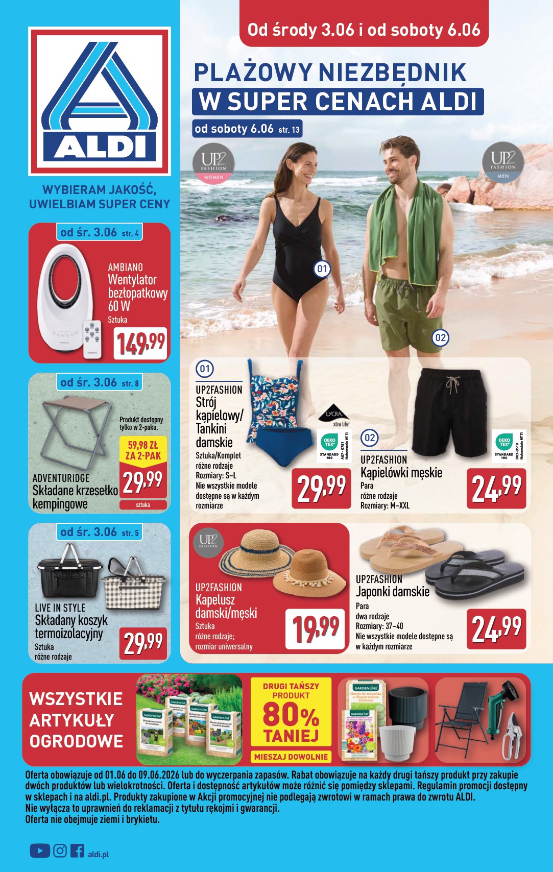 aldi - Nowa gazetka ALDI - Przygotuj się na kolejny tydzień ważna od 03.06.2026 do 06.06.2026