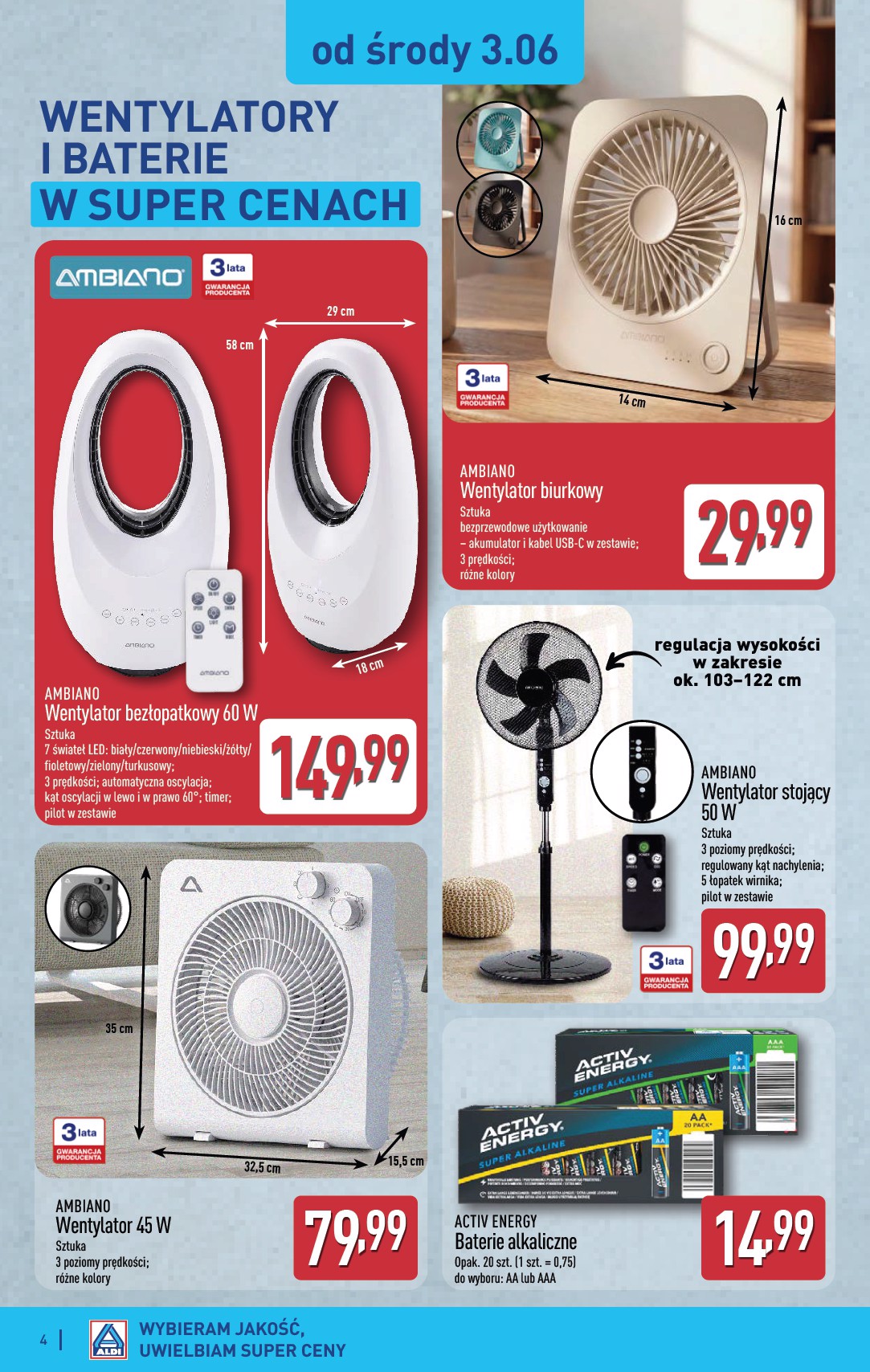 aldi - Nowa gazetka ALDI - Przygotuj się na kolejny tydzień ważna od 03.06.2026 do 06.06.2026 - page: 4