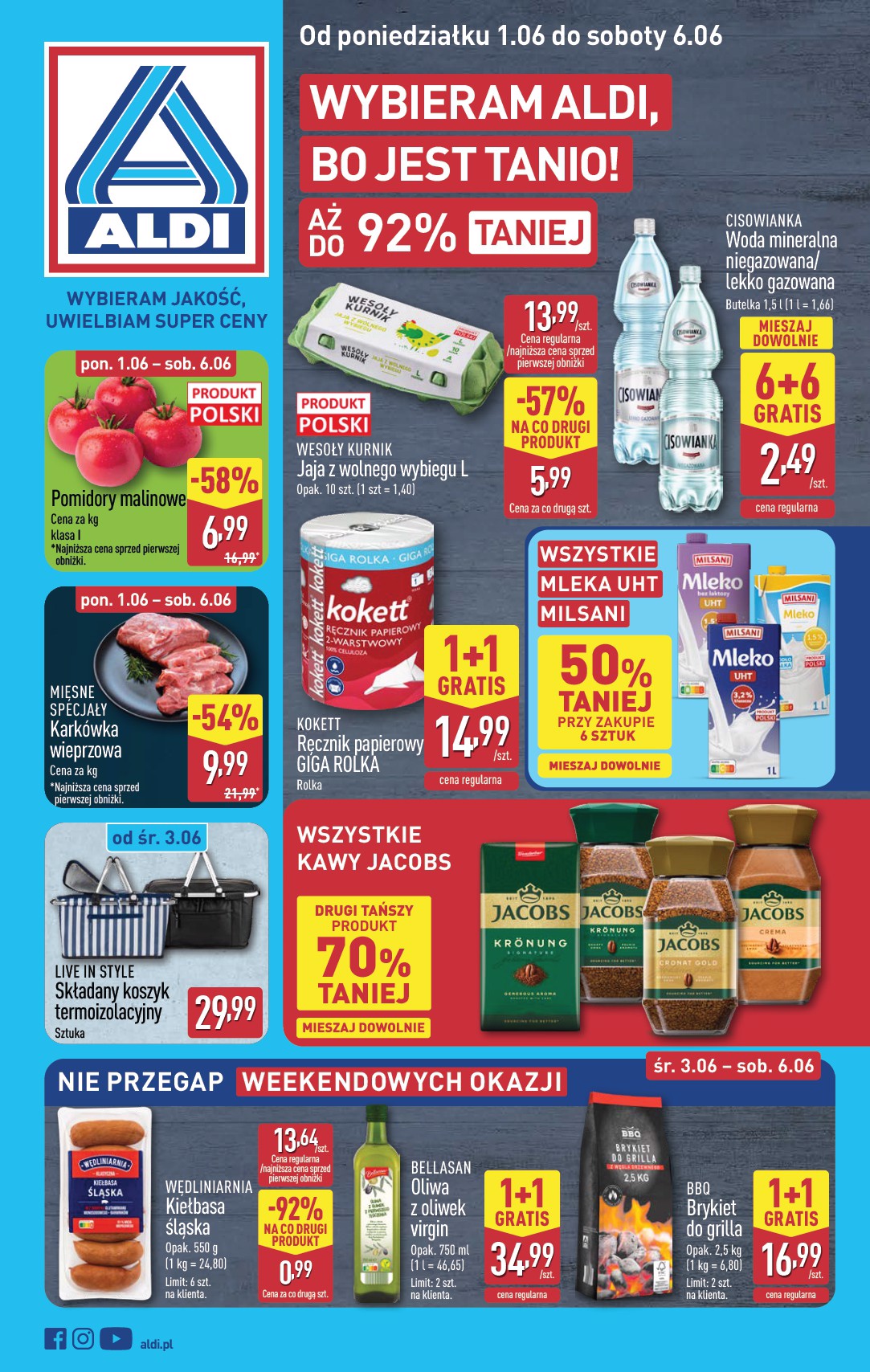 aldi - Aktualna gazetka ALDI ważna od 01.06.2026 do 06.06.2026